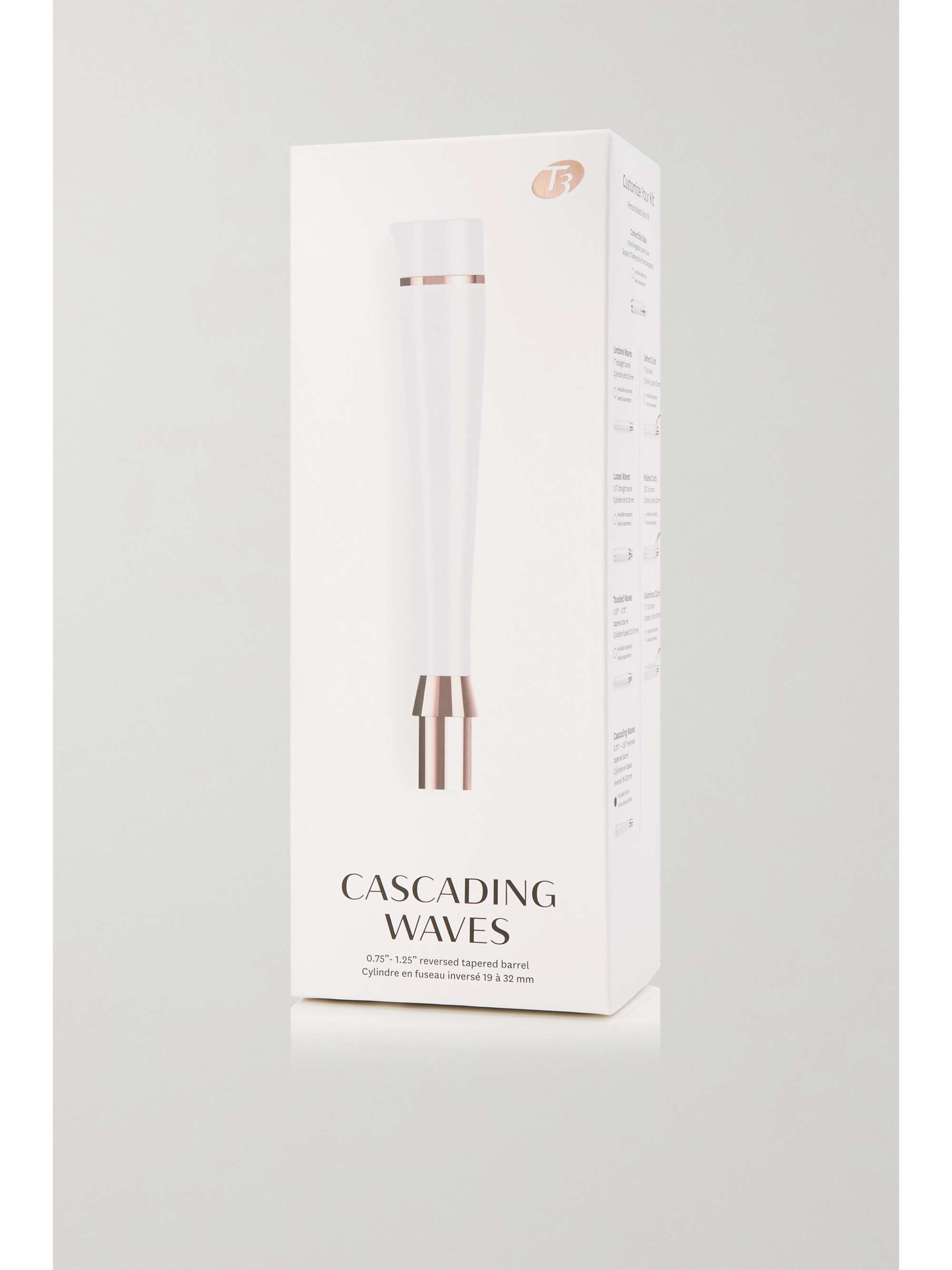 T3 Cascading Waves Reversed Tapered Interchangeable Styling Wand