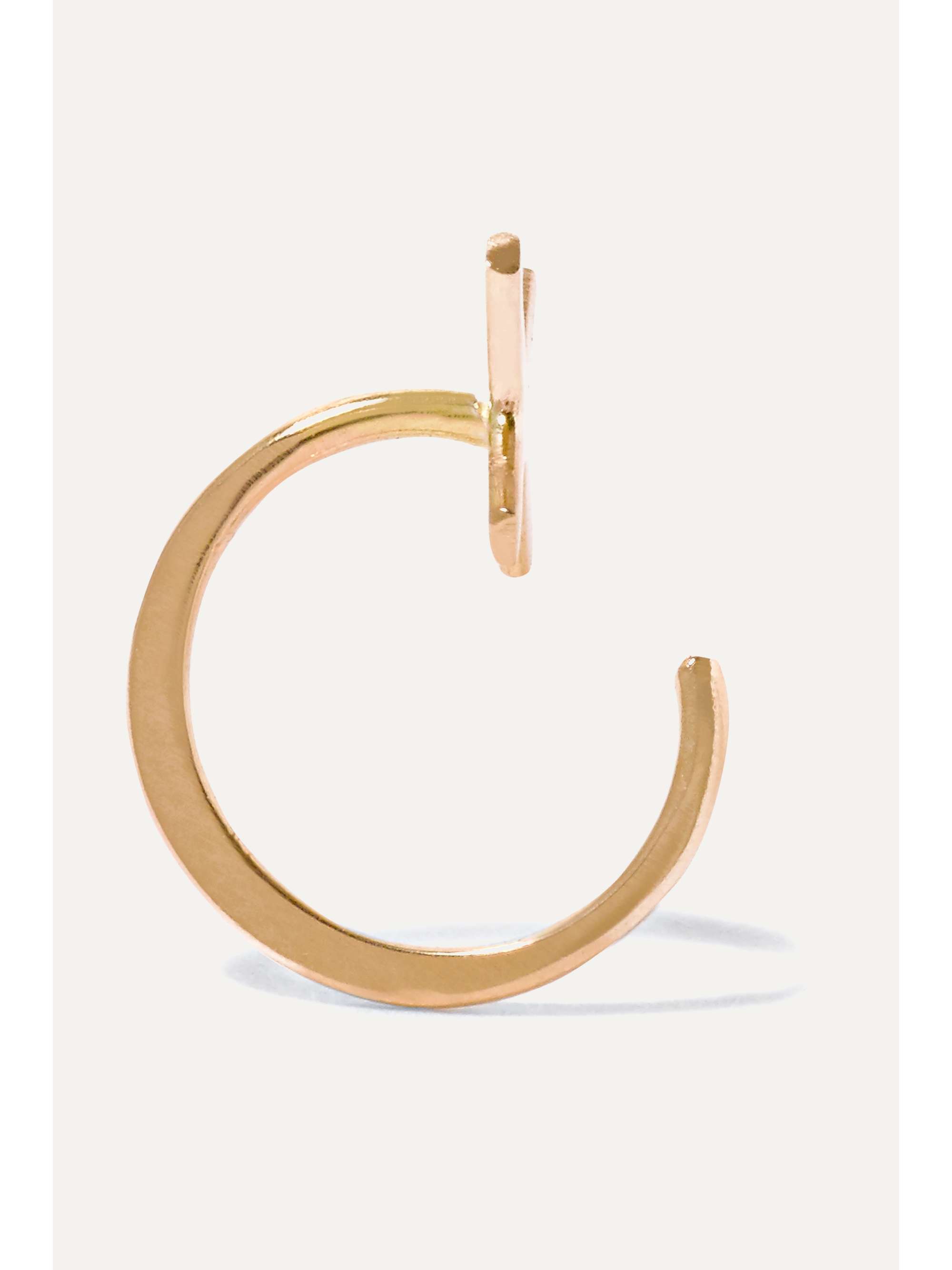 MELISSA JOY MANNING 14-karat gold earrings