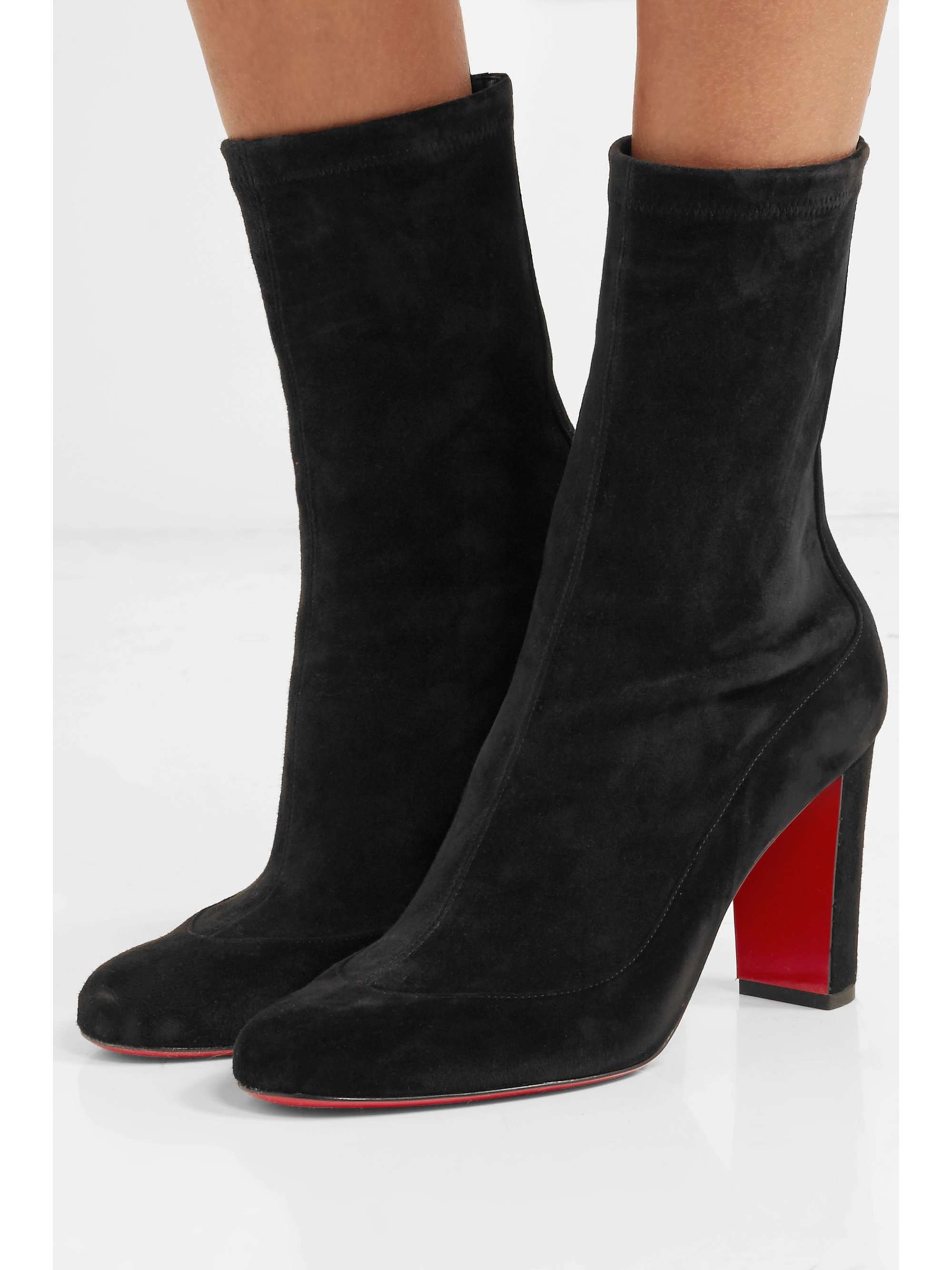 Janetta - Low Boots - Calf Leather - Black - Christian Louboutin