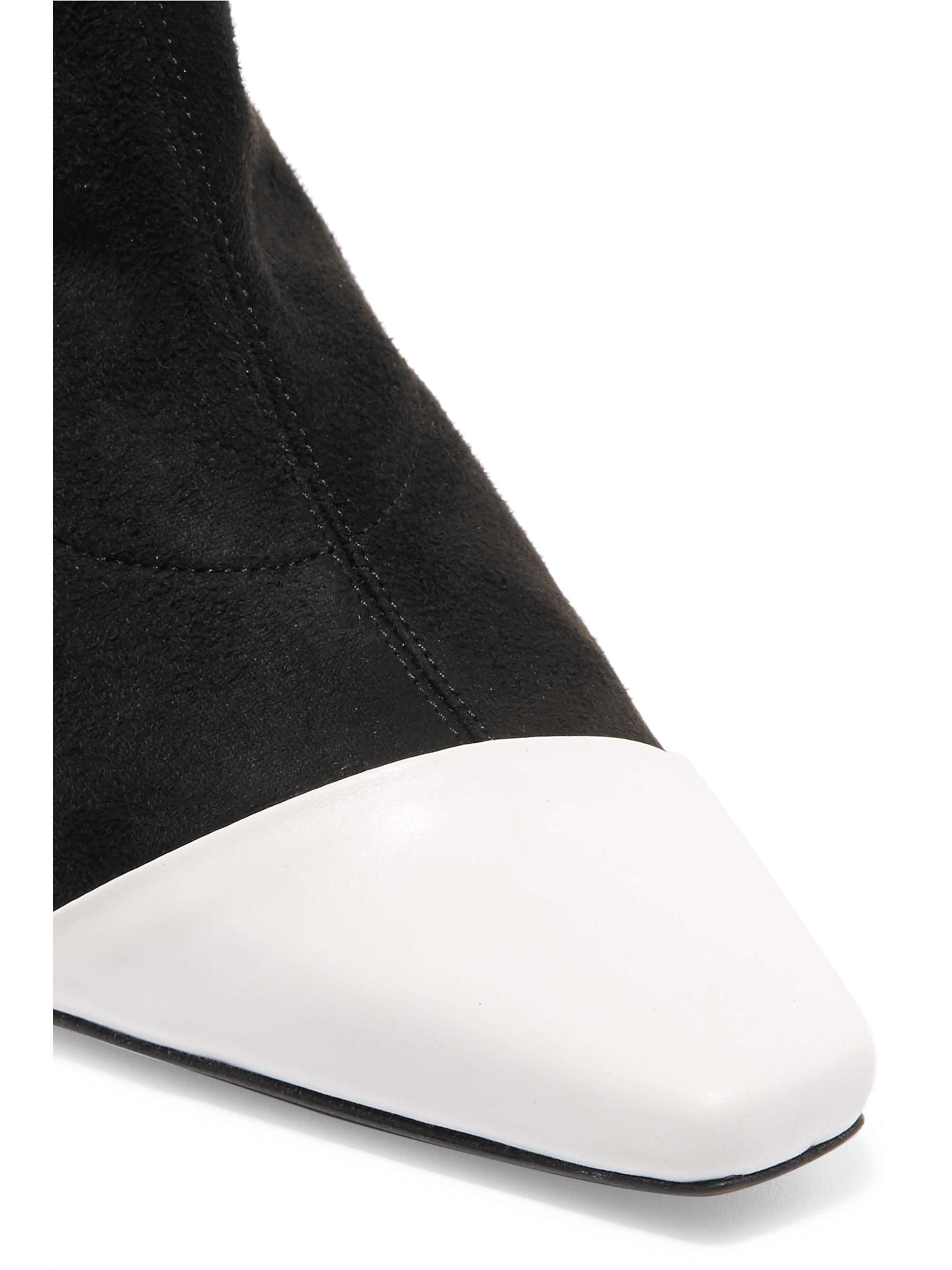 NEOUS Beaks suede and patent-leather ankle boots