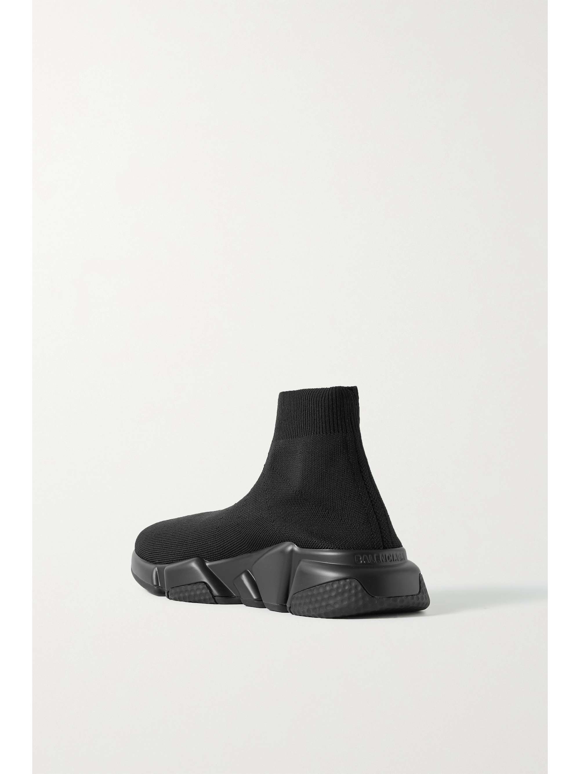 BALENCIAGA Speed LT 品牌标志印花弹力针织高帮运动鞋