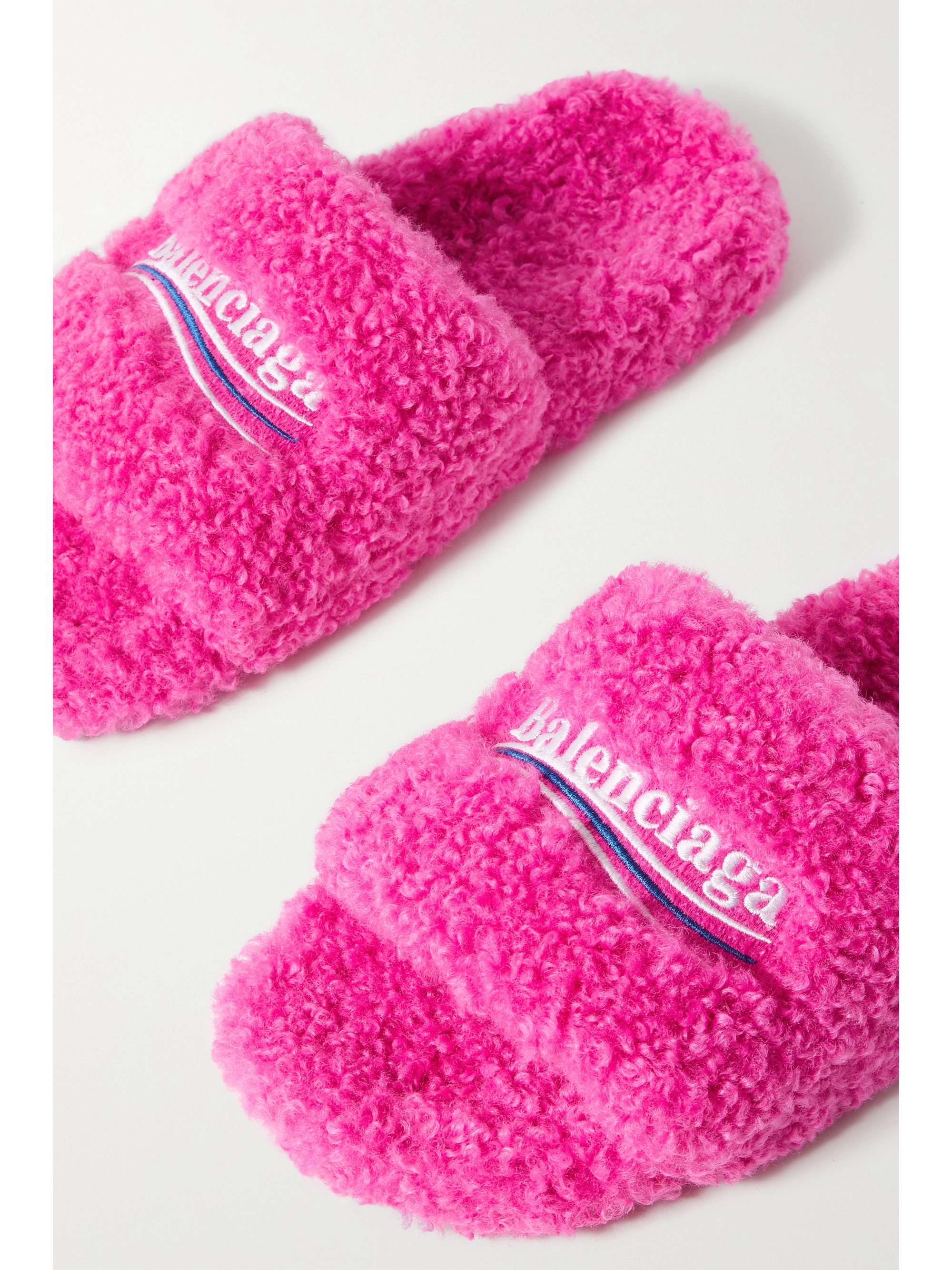 pink balenciaga slides
