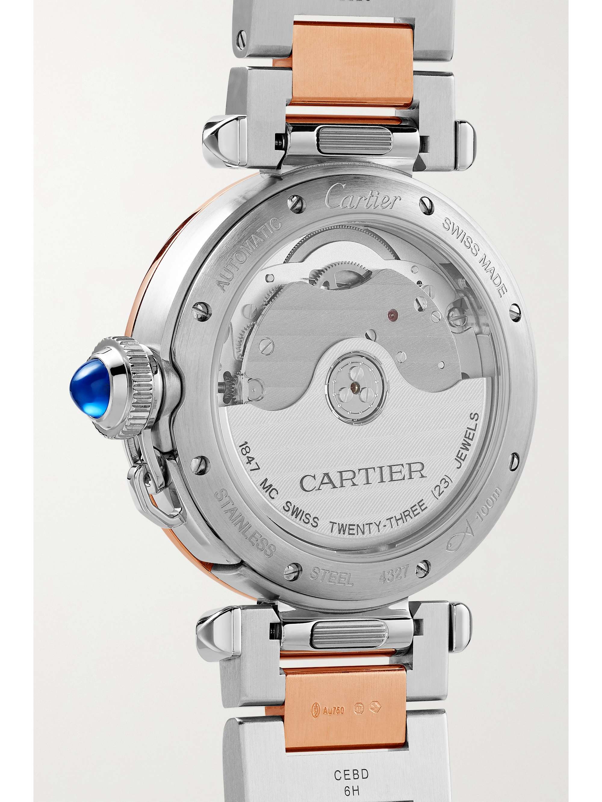 CARTIER Pasha de Cartier Automatic 35mm stainless steel watch