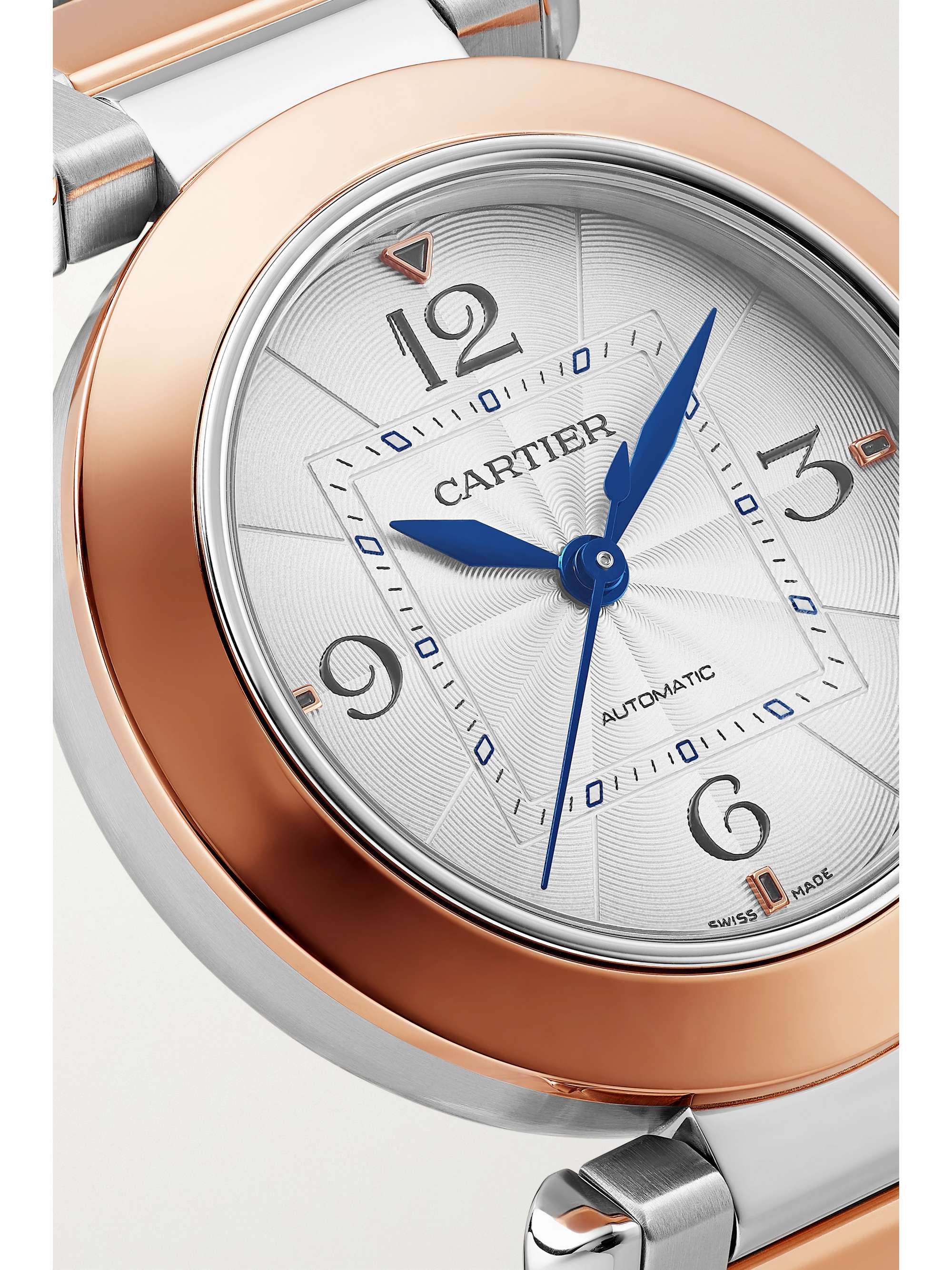 CARTIER Pasha de Cartier Automatic 35mm stainless steel watch