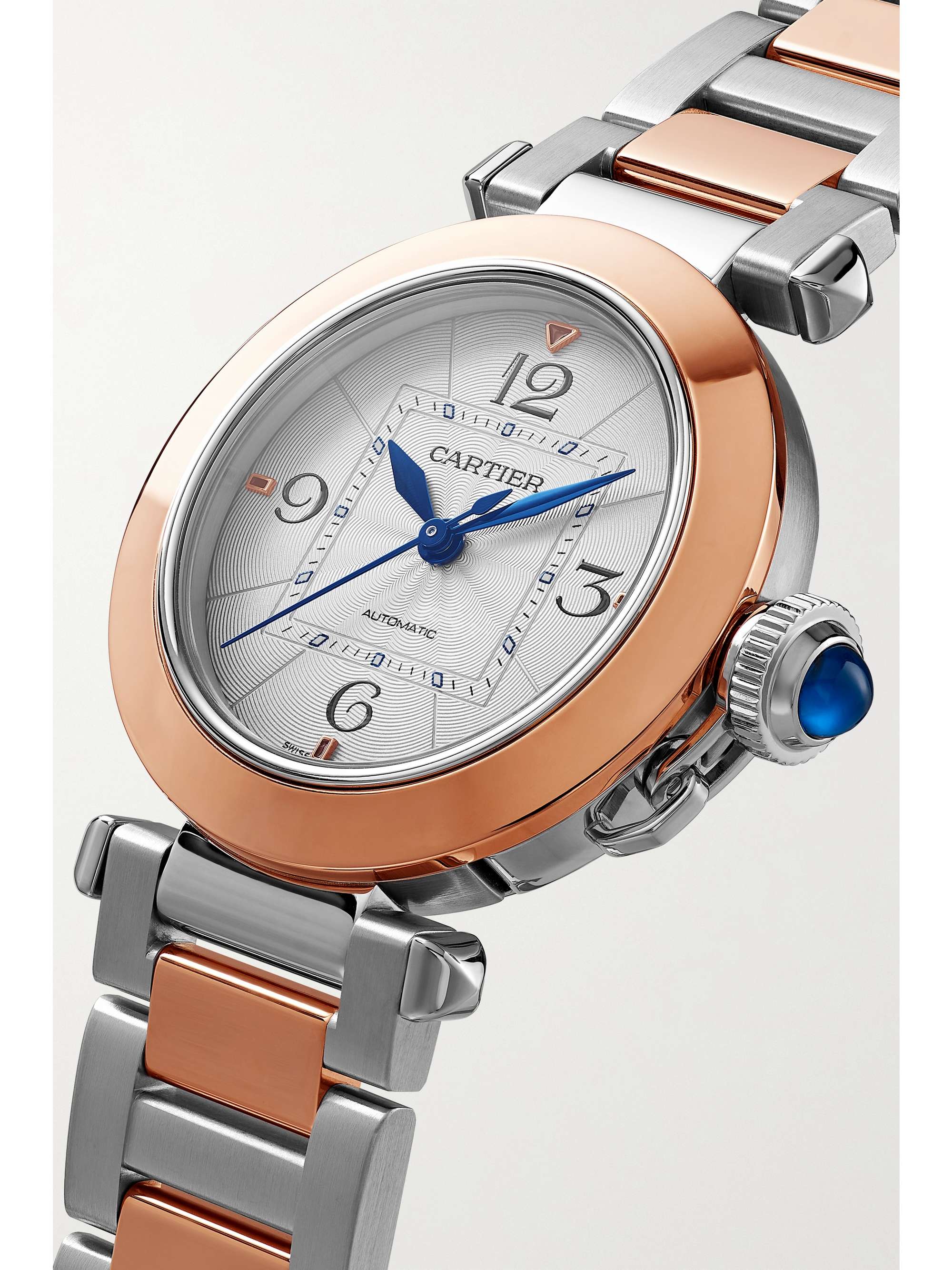 CARTIER Pasha de Cartier Automatic 35mm stainless steel watch