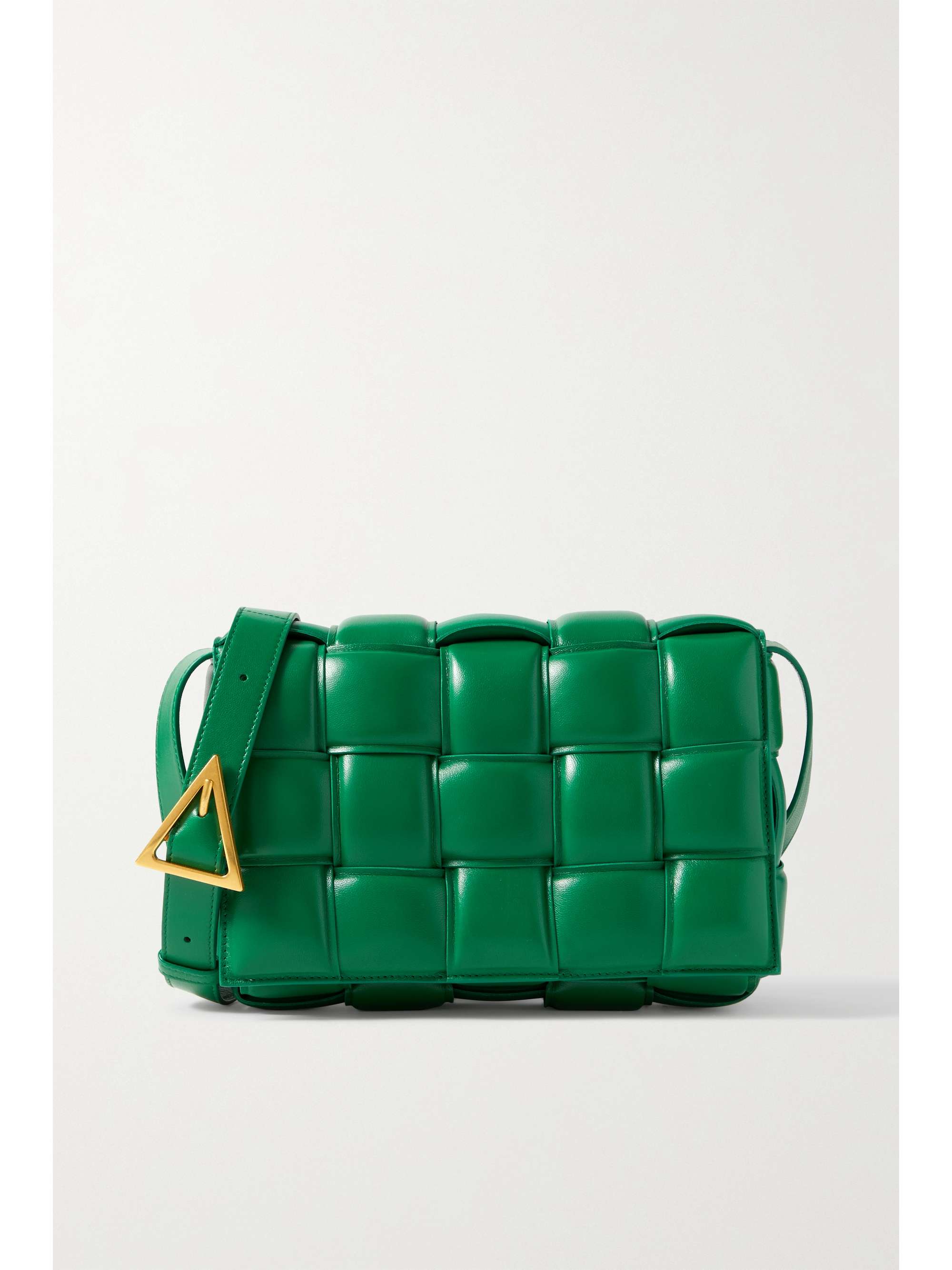 leather green bag