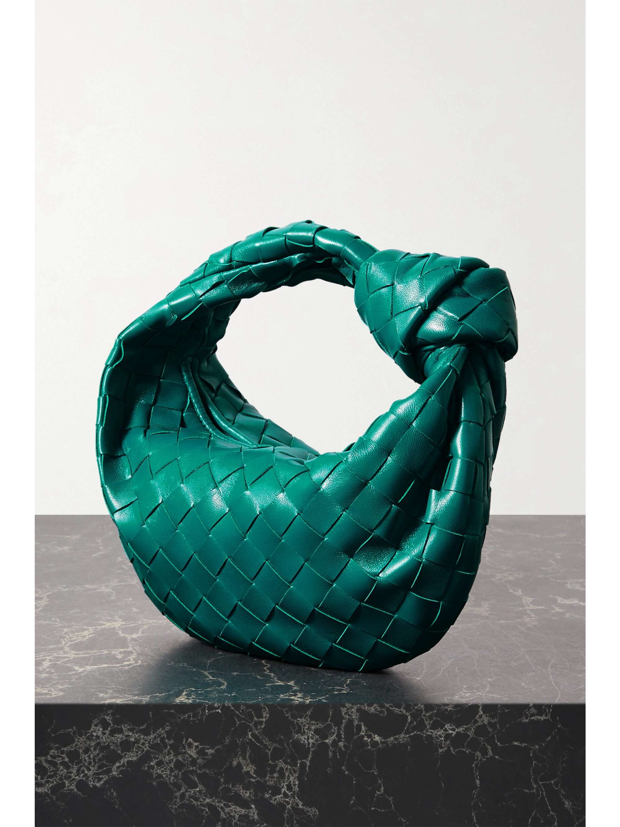BOTTEGA VENETA Jodie mini knotted intrecciato leather tote