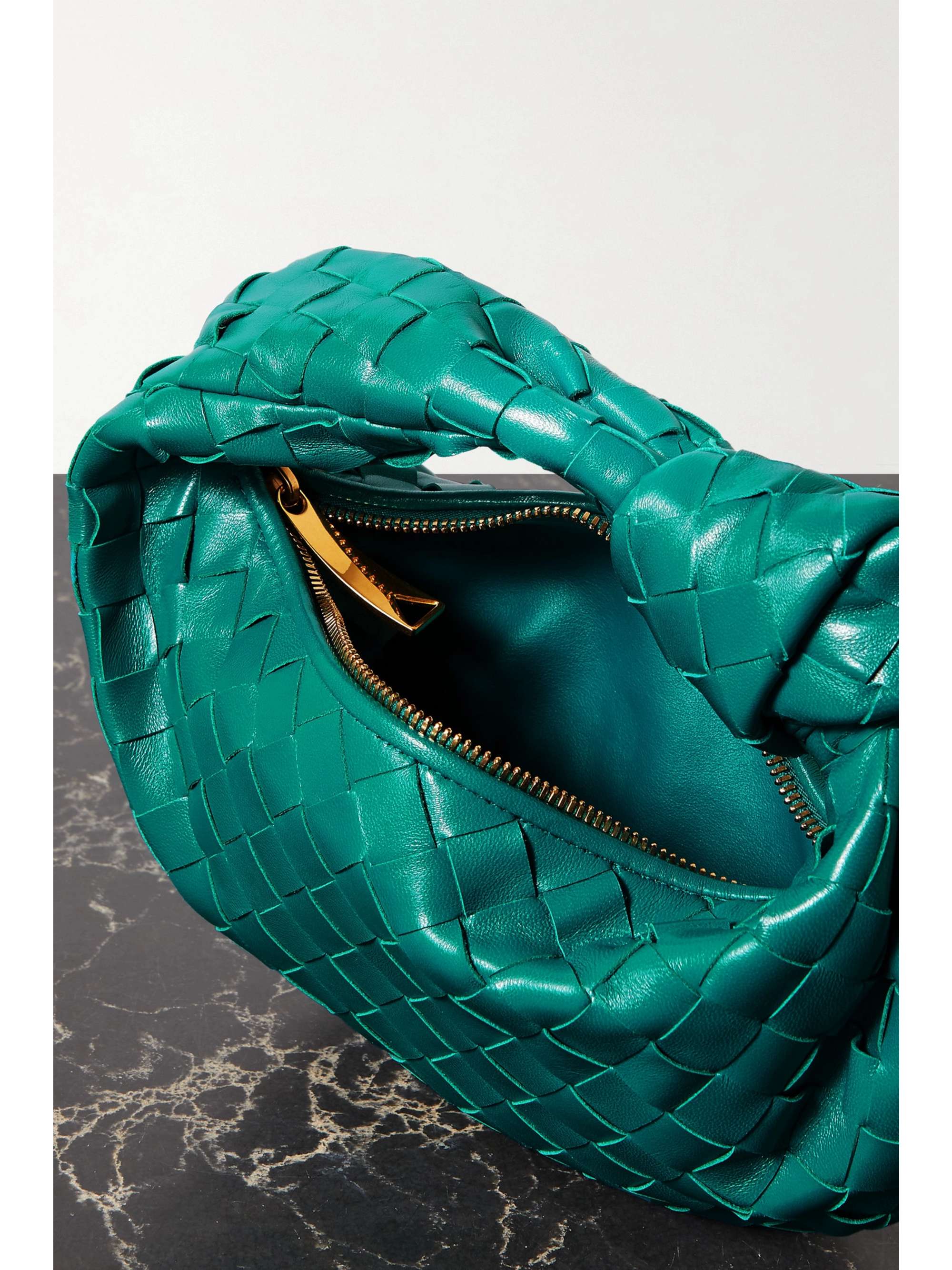 BOTTEGA VENETA Jodie mini knotted intrecciato leather tote
