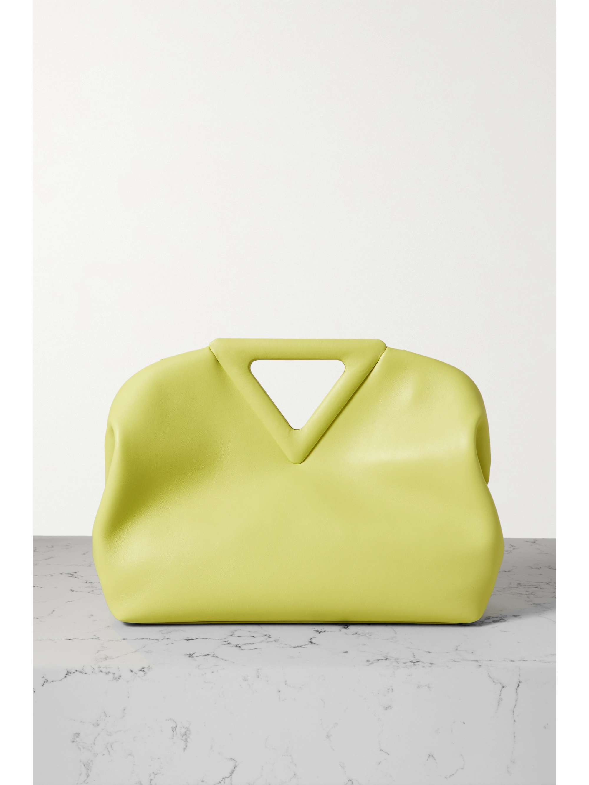 neon leather bag