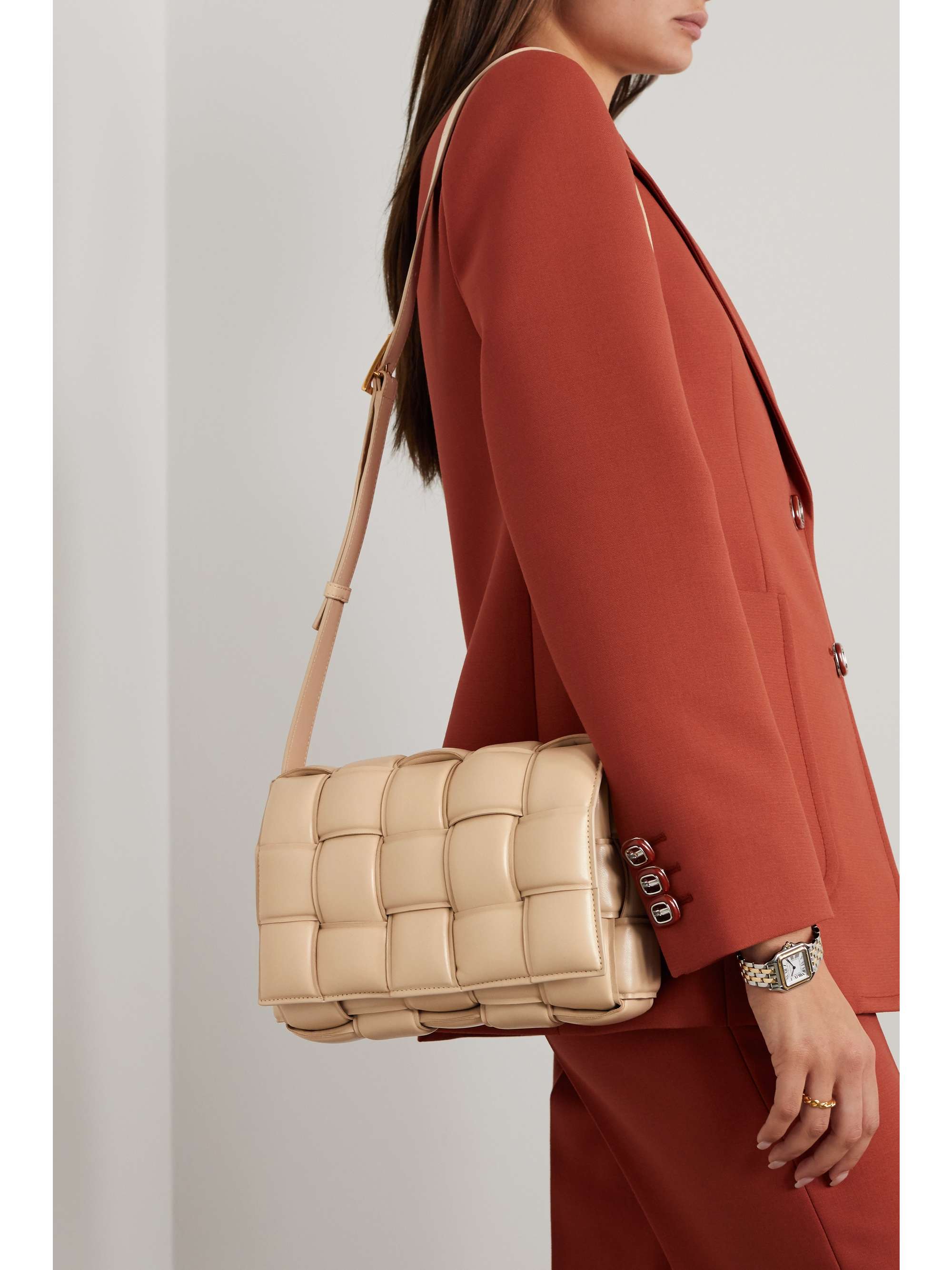 BOTTEGA VENETA Cassette medium padded intrecciato leather BOTTEGA VENETA Cassette medium padded intrecciato leather