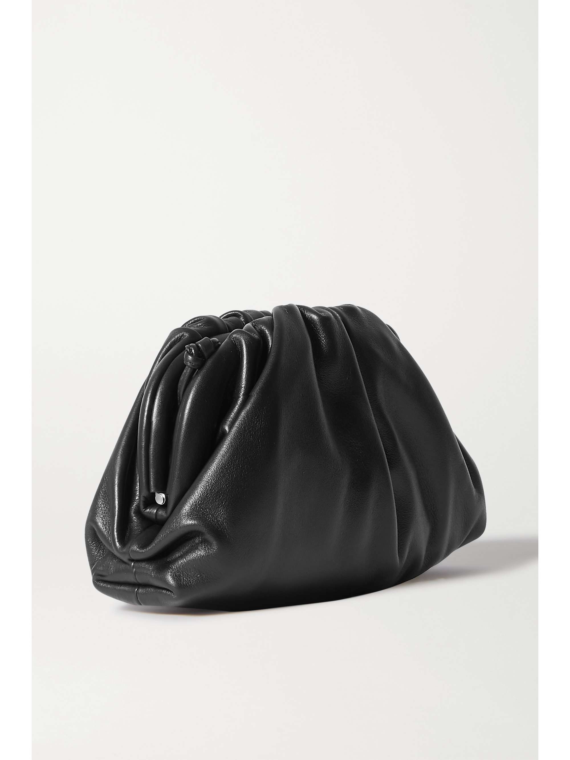 BOTTEGA VENETA The Pouch small gathered leather clutch