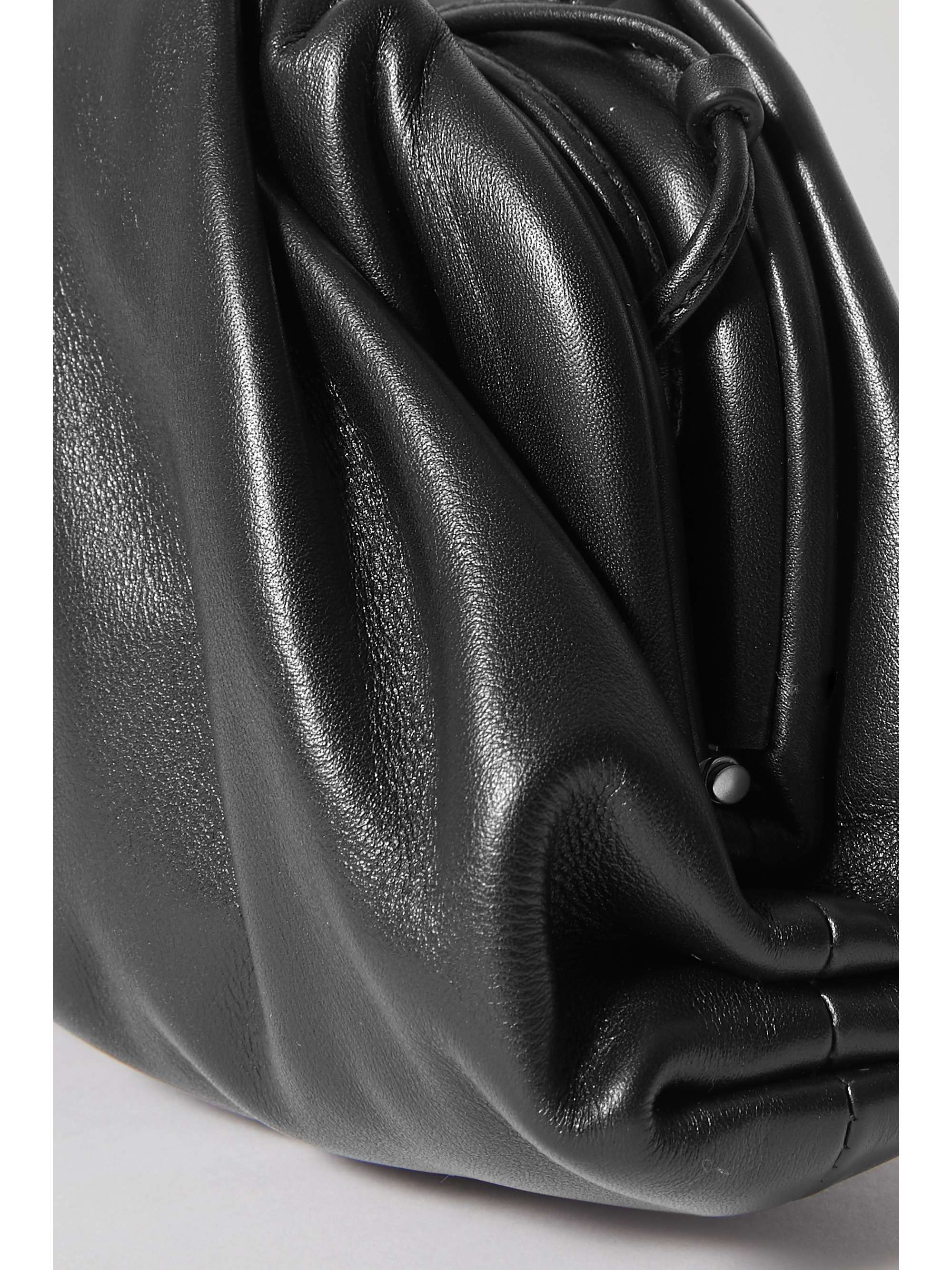 BOTTEGA VENETA The Pouch small gathered leather clutch | NET-A-PORTER