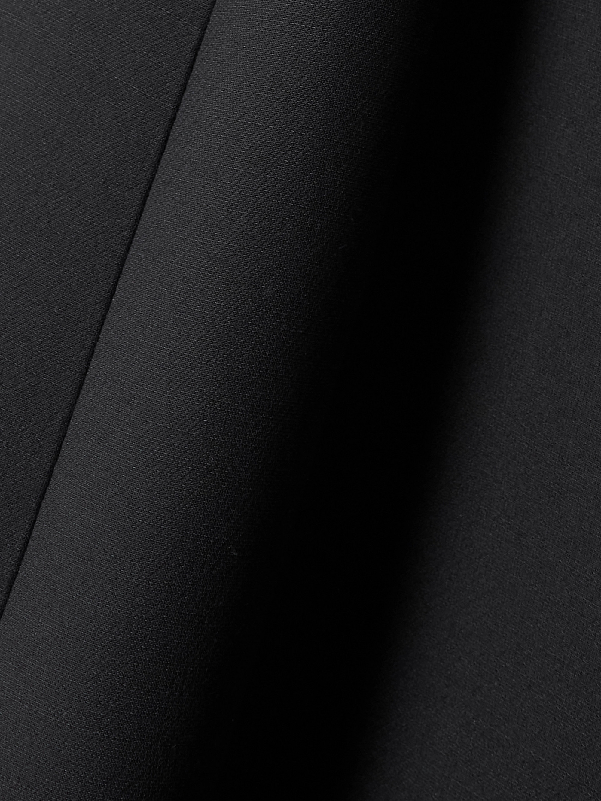 The Row Lilibet wool and silk-blend crepe midi dress