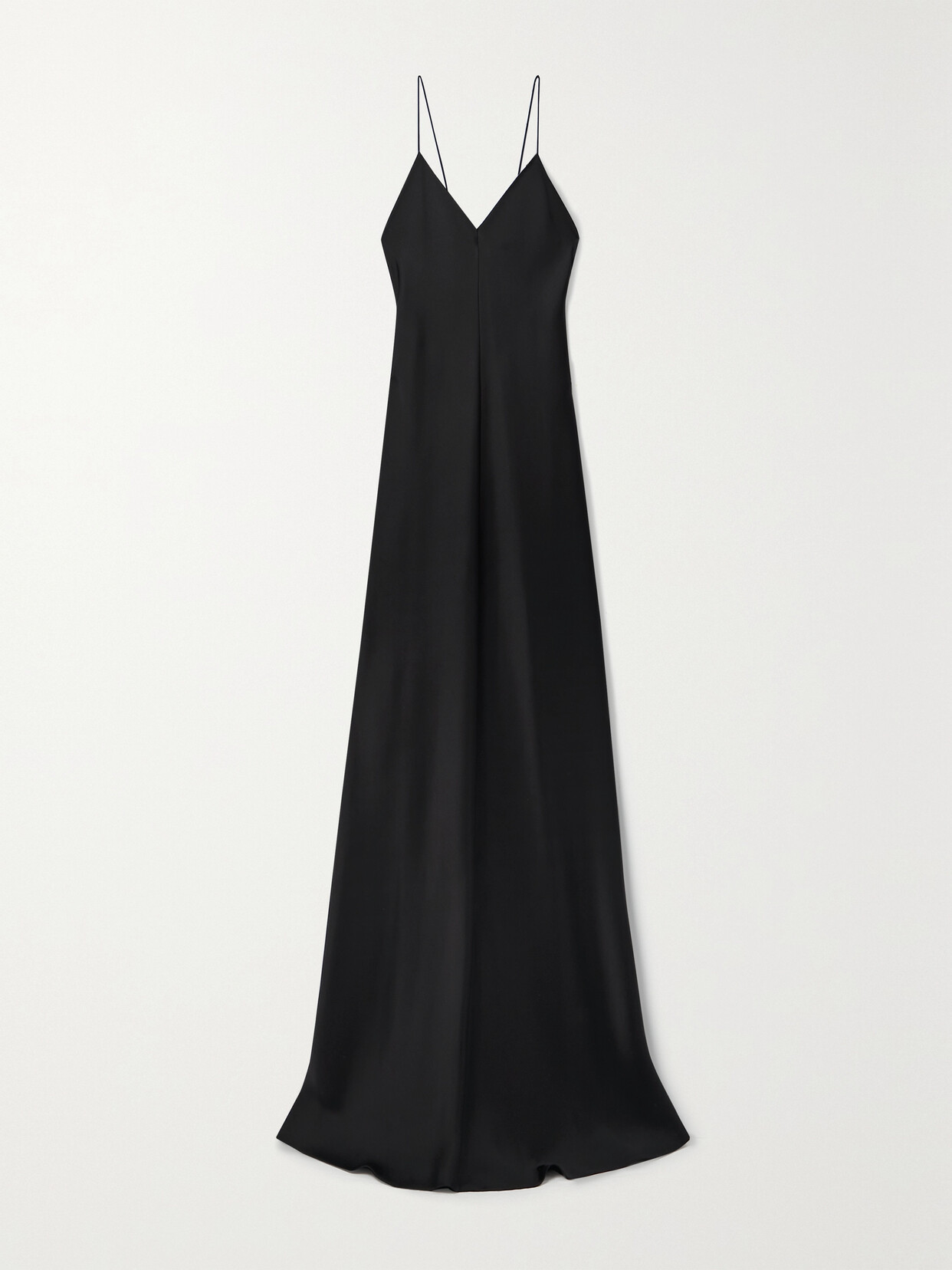 The Row Guinevere Silk-satin Gown - Black