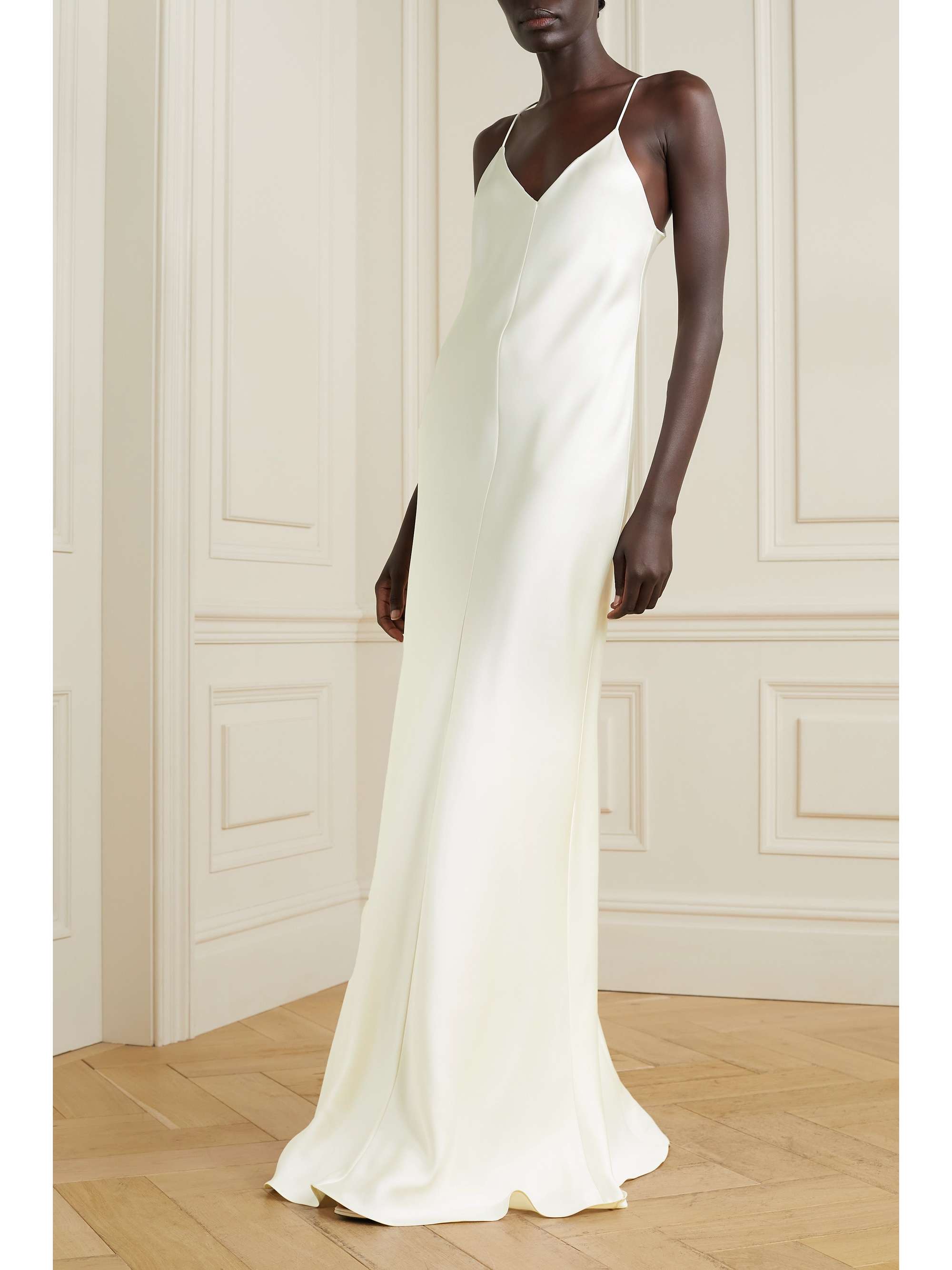 THE ROW Guinevere silk-satin gown | NET-A-PORTER