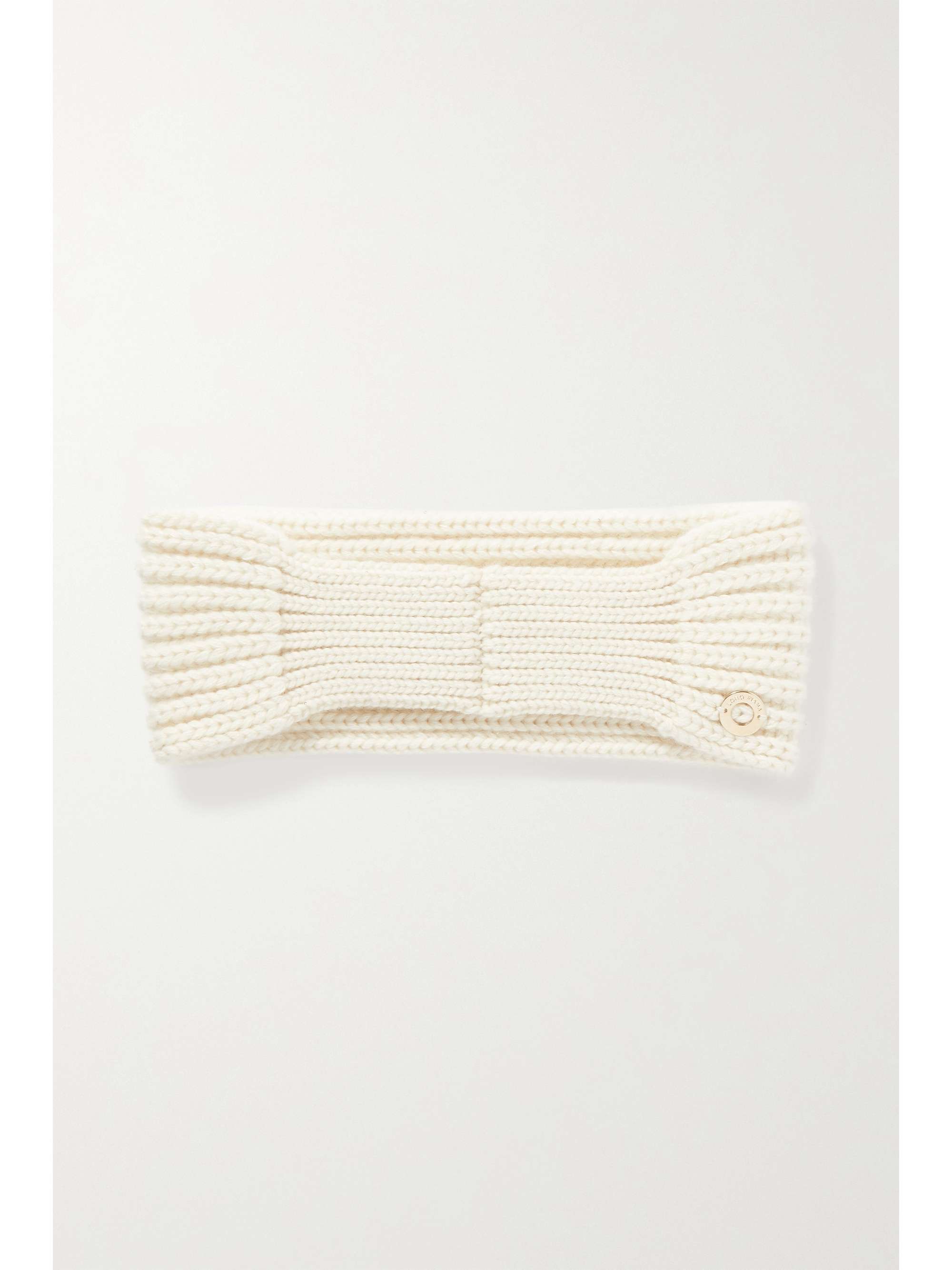 LORO PIANA Ribbed cashmere-blend headband