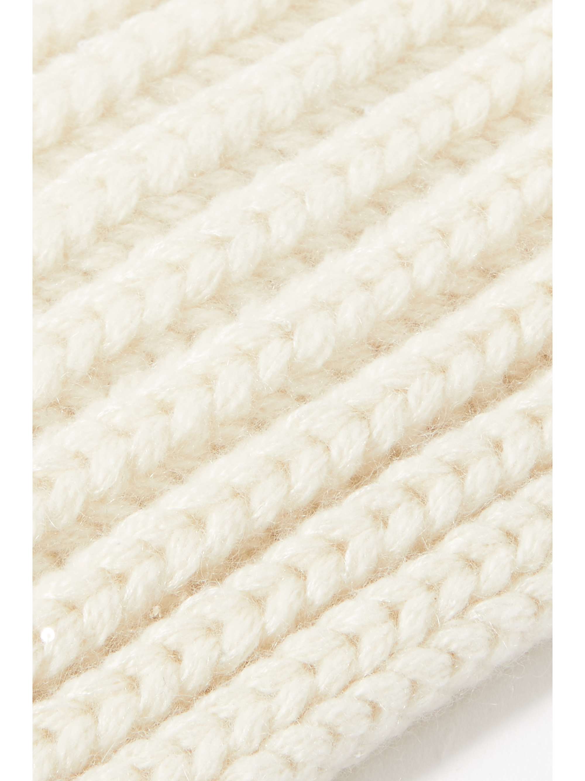 LORO PIANA Ribbed cashmere-blend headband