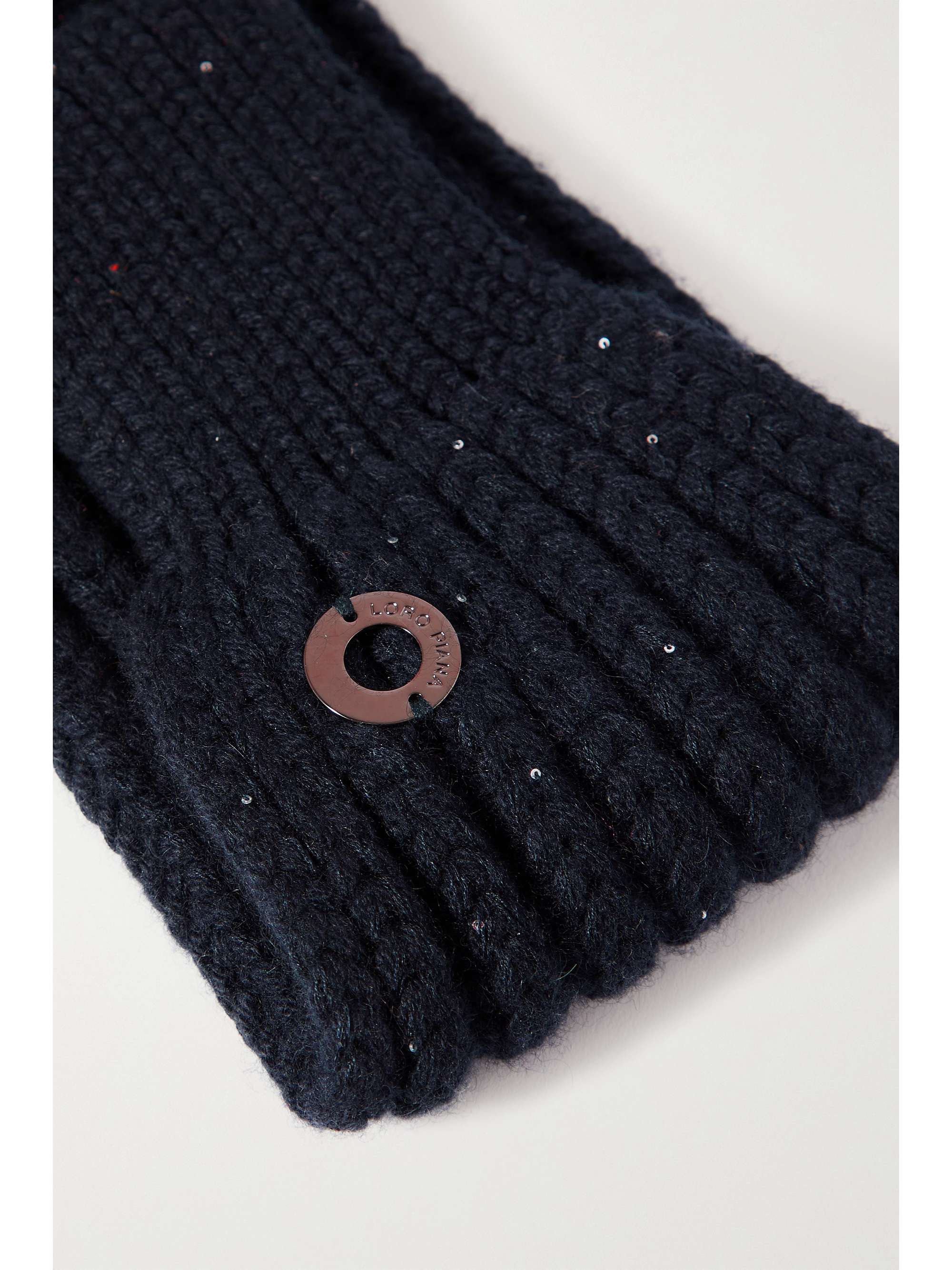 LORO PIANA Ribbed cashmere-blend headband
