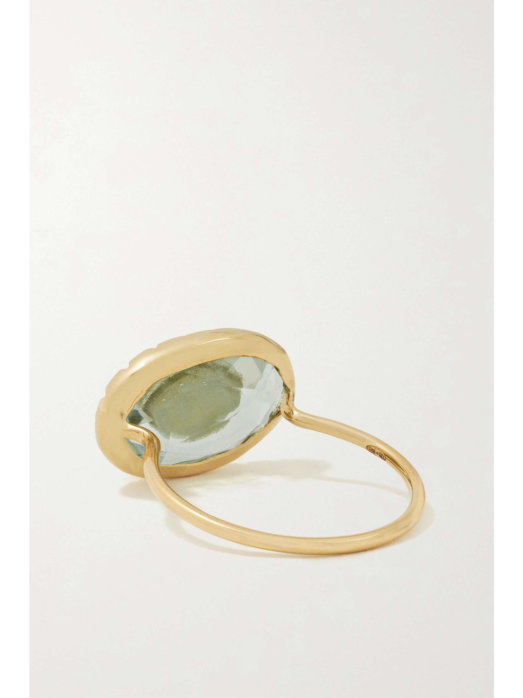 PASCALE MONVOISIN Souad 9-karat gold, labradorite and diamond ring