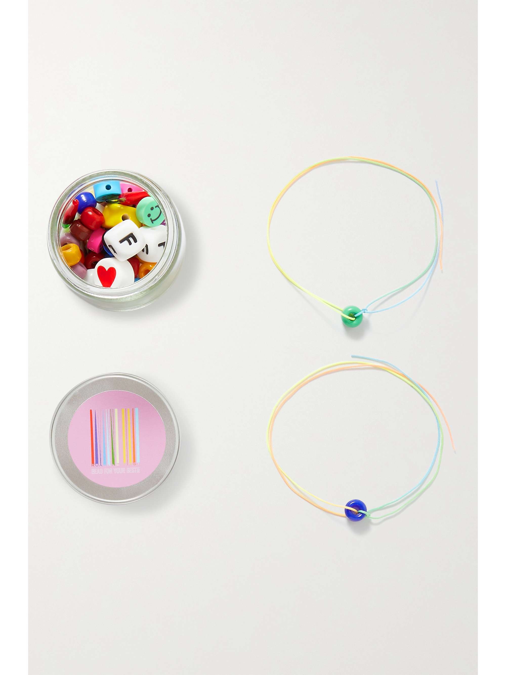 ROXANNE FIRST Bead for your Bestie DIY cord and bead bracelet kit