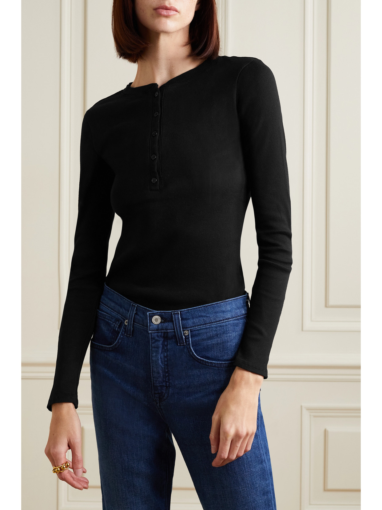 Jordan Ribbed Cotton-Jersey Top