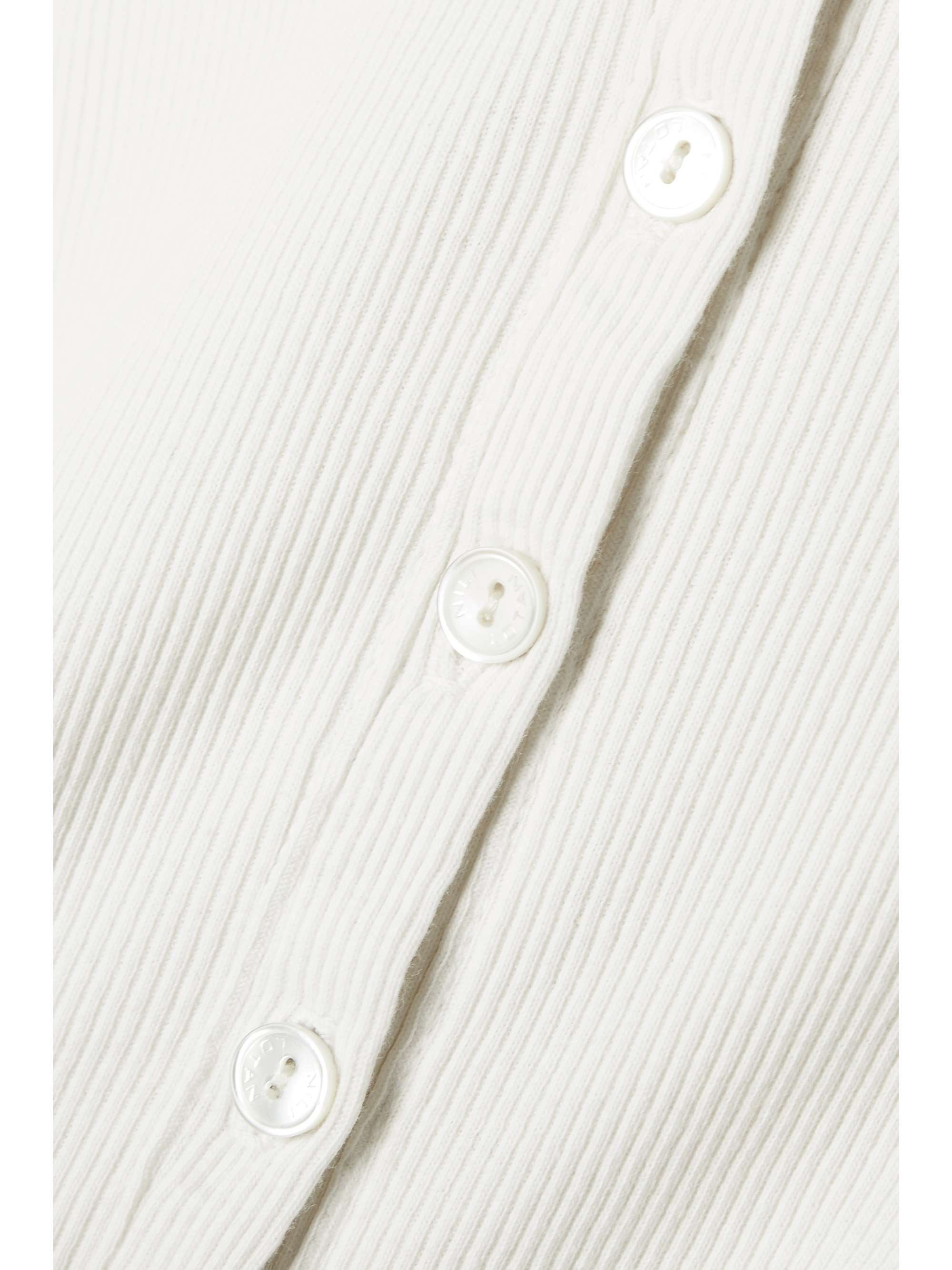 NILI LOTAN Jordan ribbed cotton-jersey top