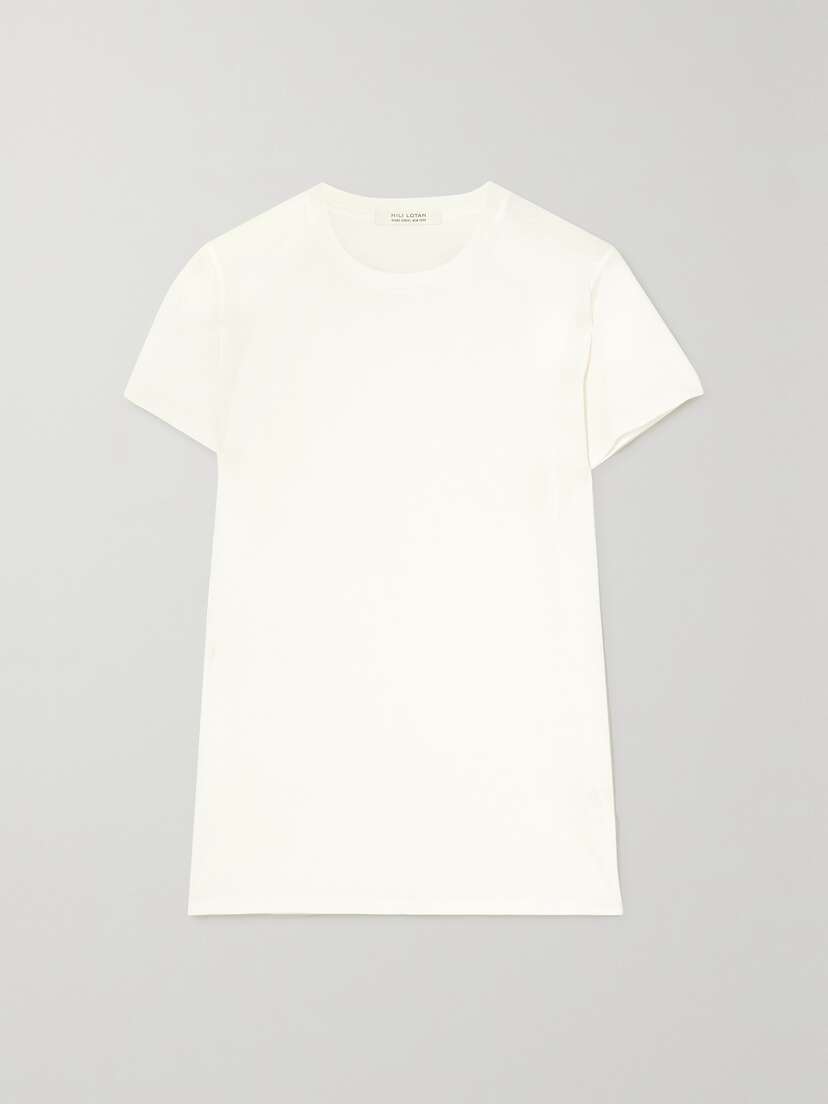 Nili Lotan Lana Supima Cotton-jersey T-shirt