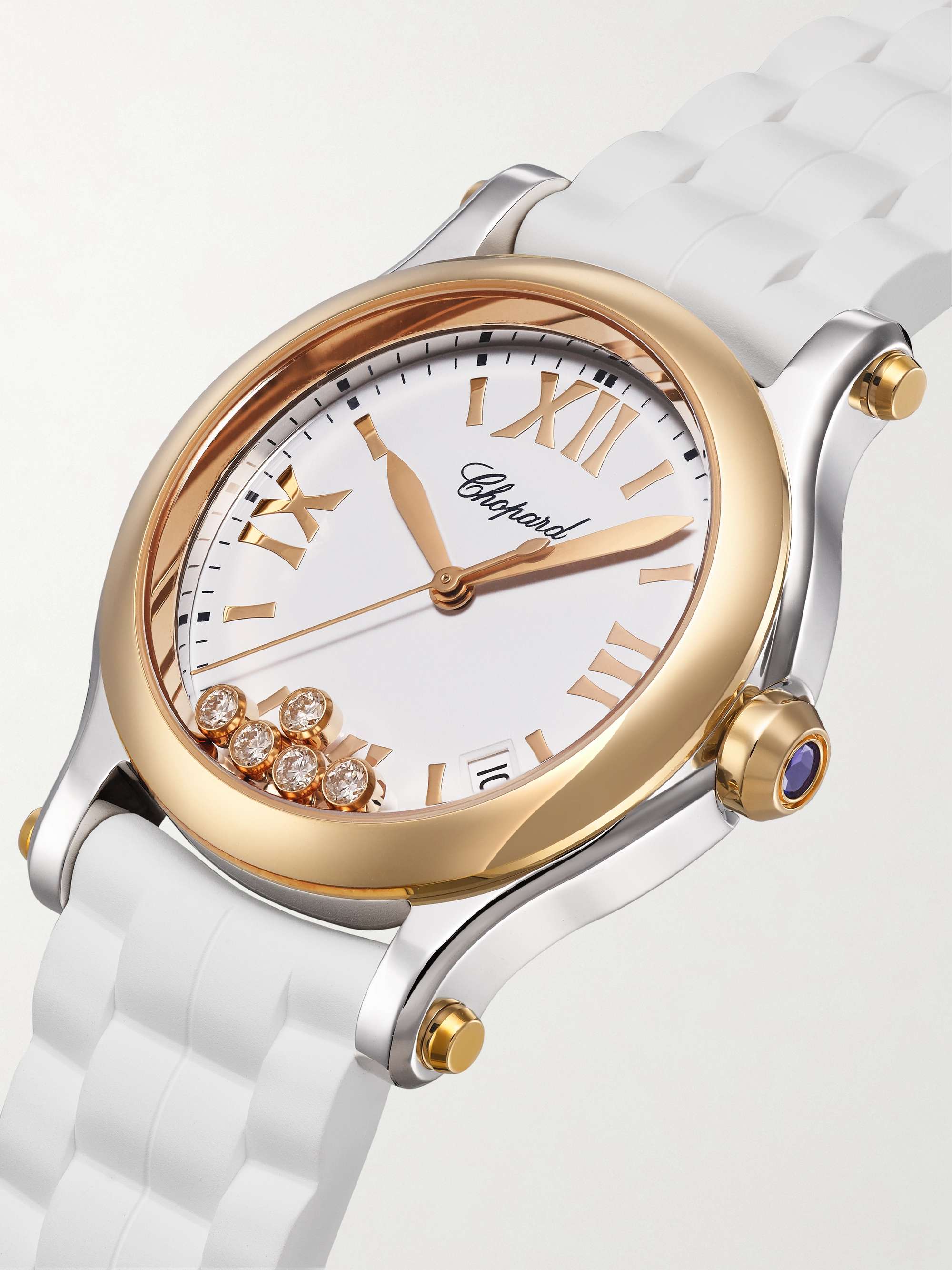 CHOPARD INVISIBLE PID - Happy Sport stainless steel watch