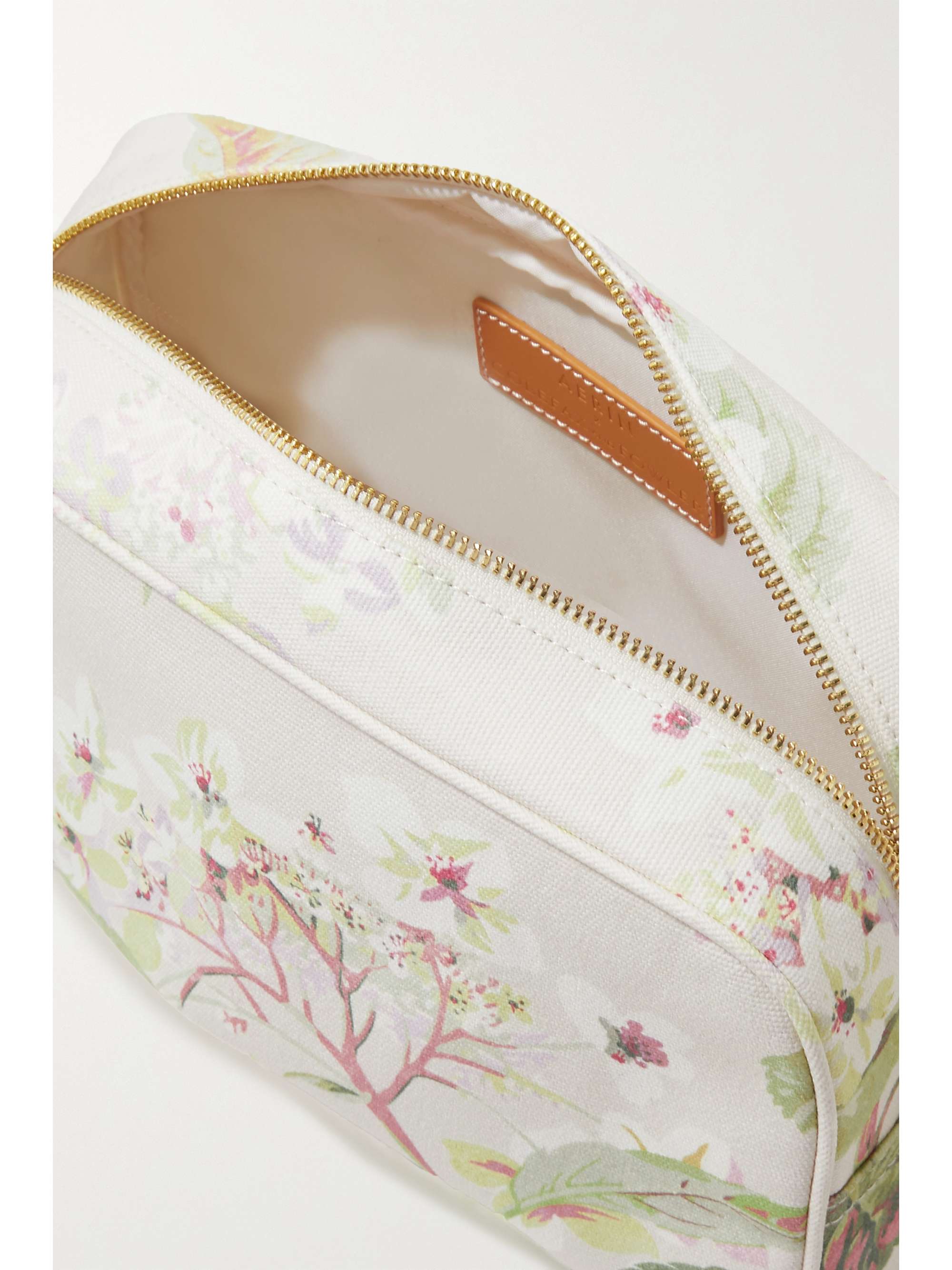 AERIN BEAUTY + Colefax and Fowler Eloise large floral-print canvas cosmetics case