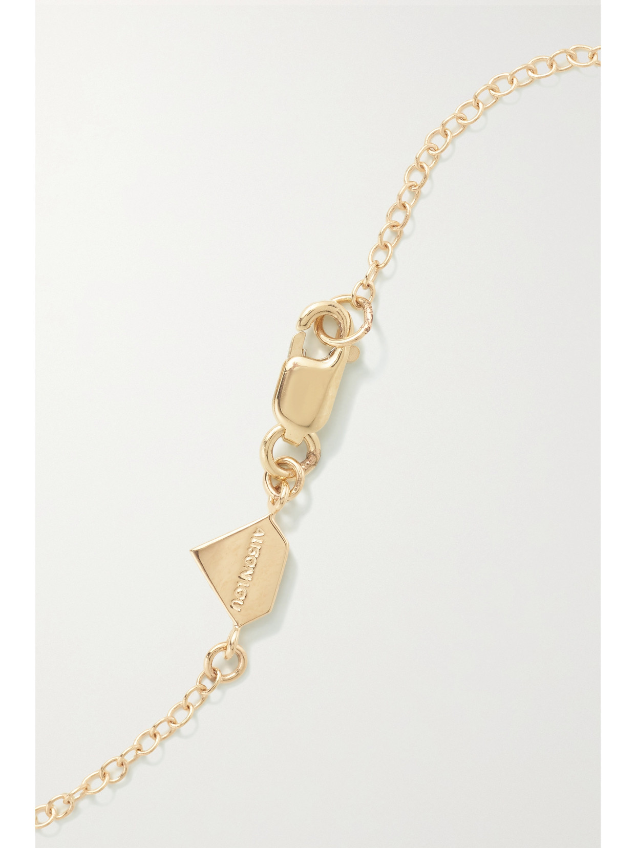Alison Lou Evil Eye 14-karat Gold, Enamel And Diamond Bracelet In Gold