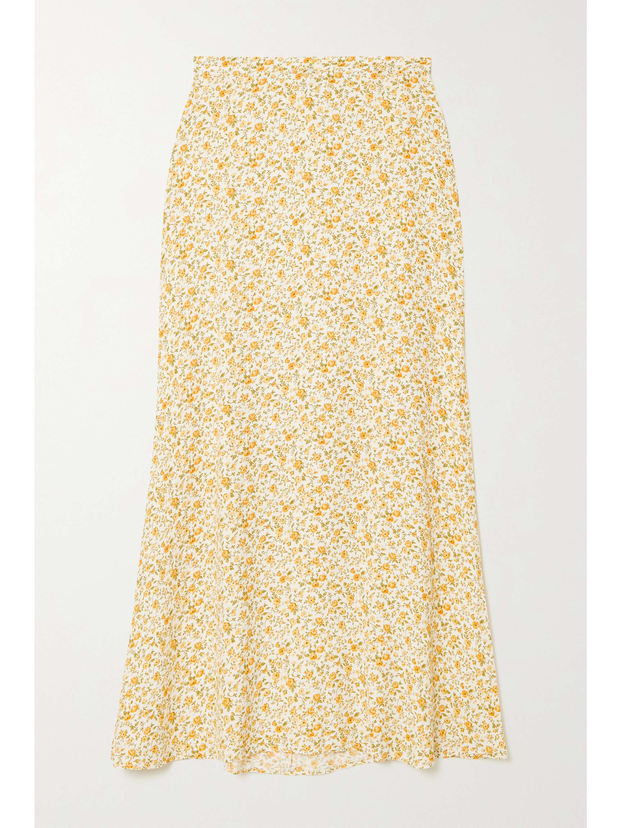 yellow net skirt