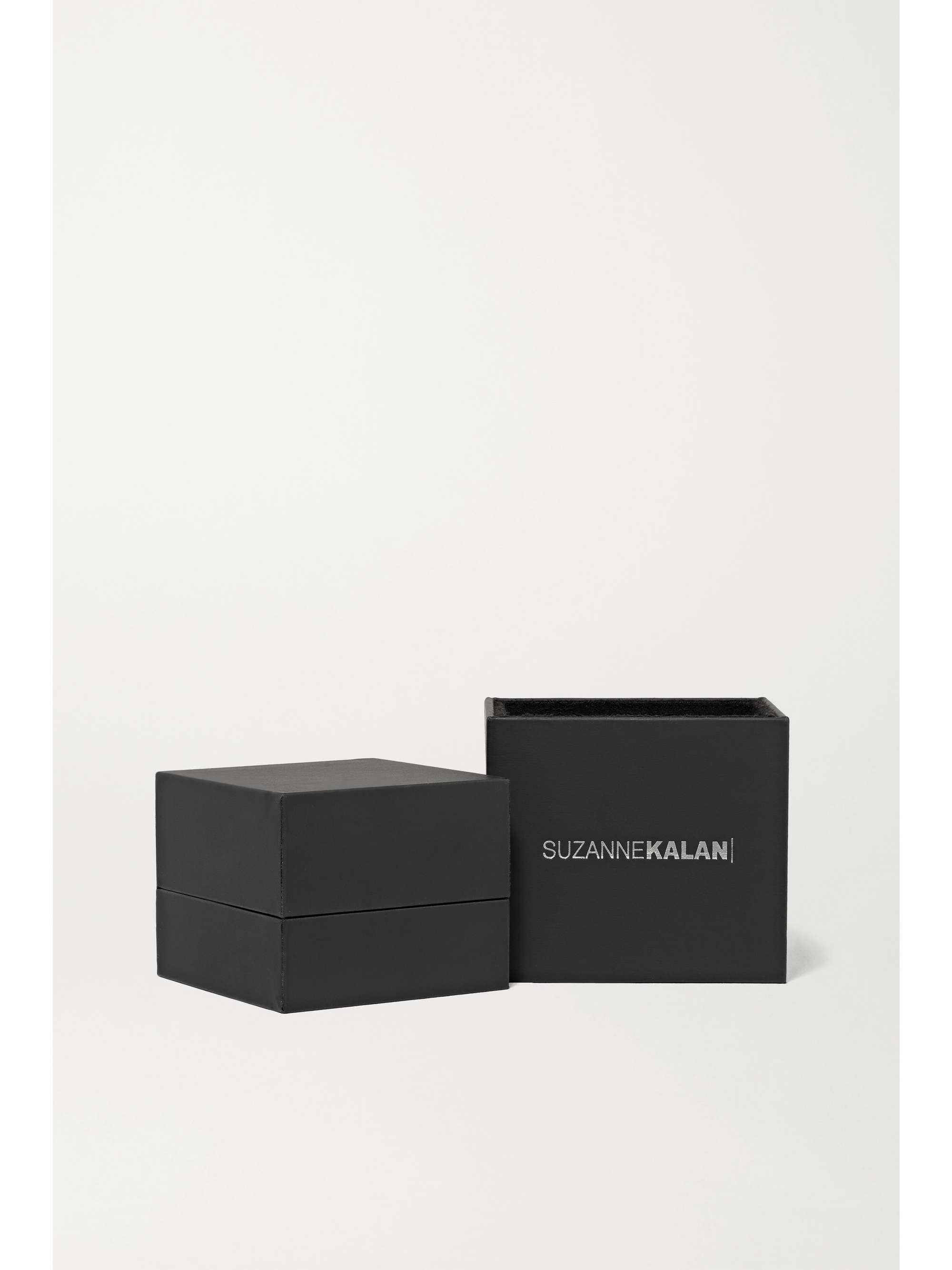 SUZANNE KALAN 18-karat rose gold diamond earrings