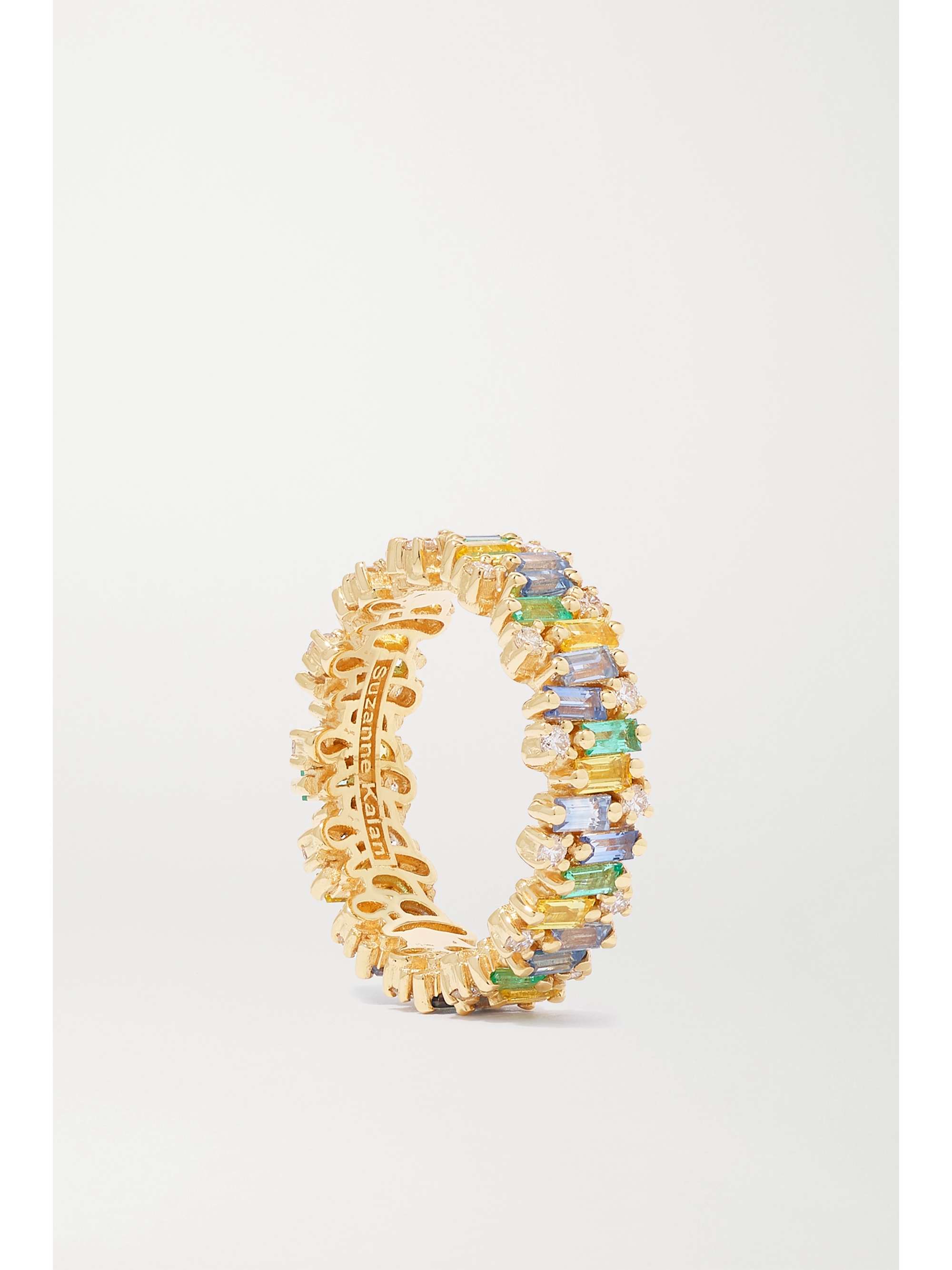 SUZANNE KALAN 18-karat gold multi-stone ring