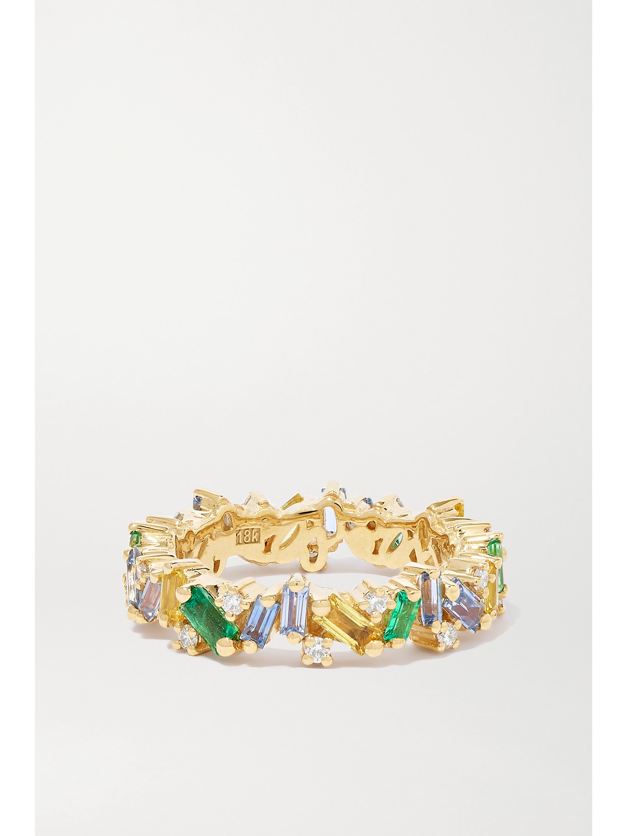 Suzanne Kalan 18-karat Gold Multi-stone Ring In Gold