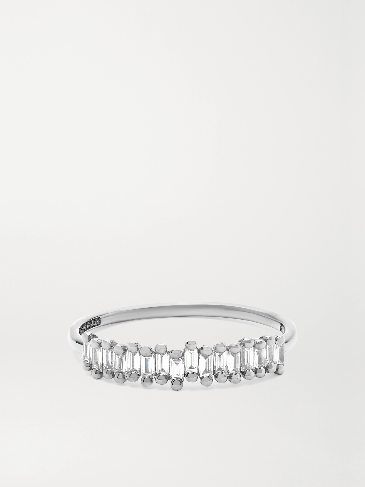 Suzanne Kalan 18-karat White Gold Diamond Ring - 7