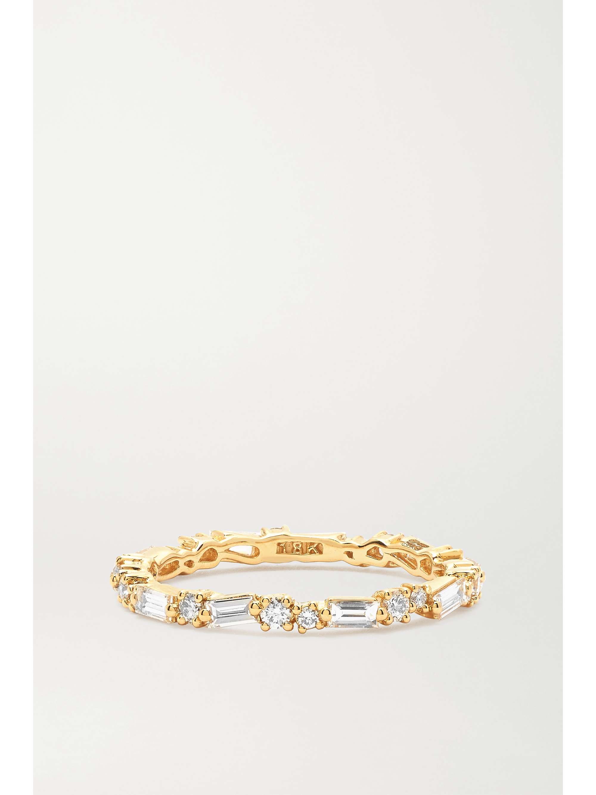 SUZANNE KALAN 18-karat gold diamond ring