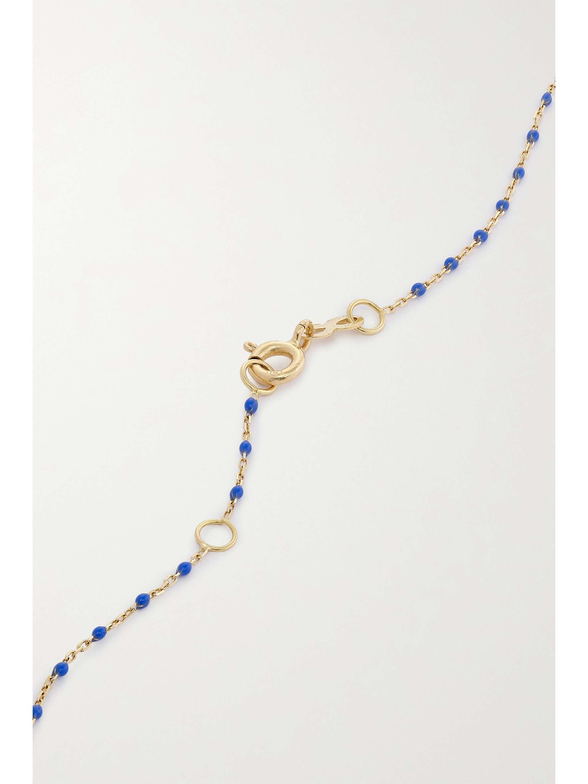 GIGI CLOZEAU Gigi Supreme 18-karat gold, resin and diamond necklace