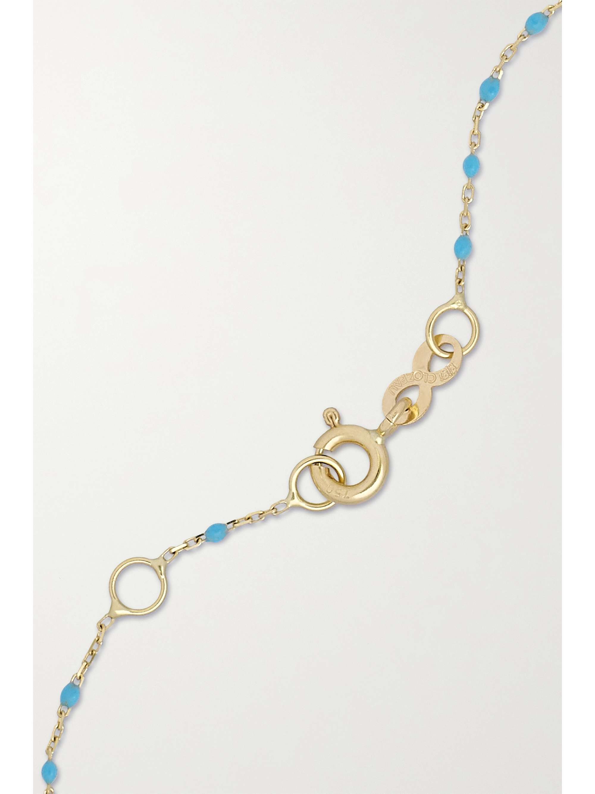 GIGI CLOZEAU Bracelet en or 18 carats (750/1000), résine et diamant Gigi Mini