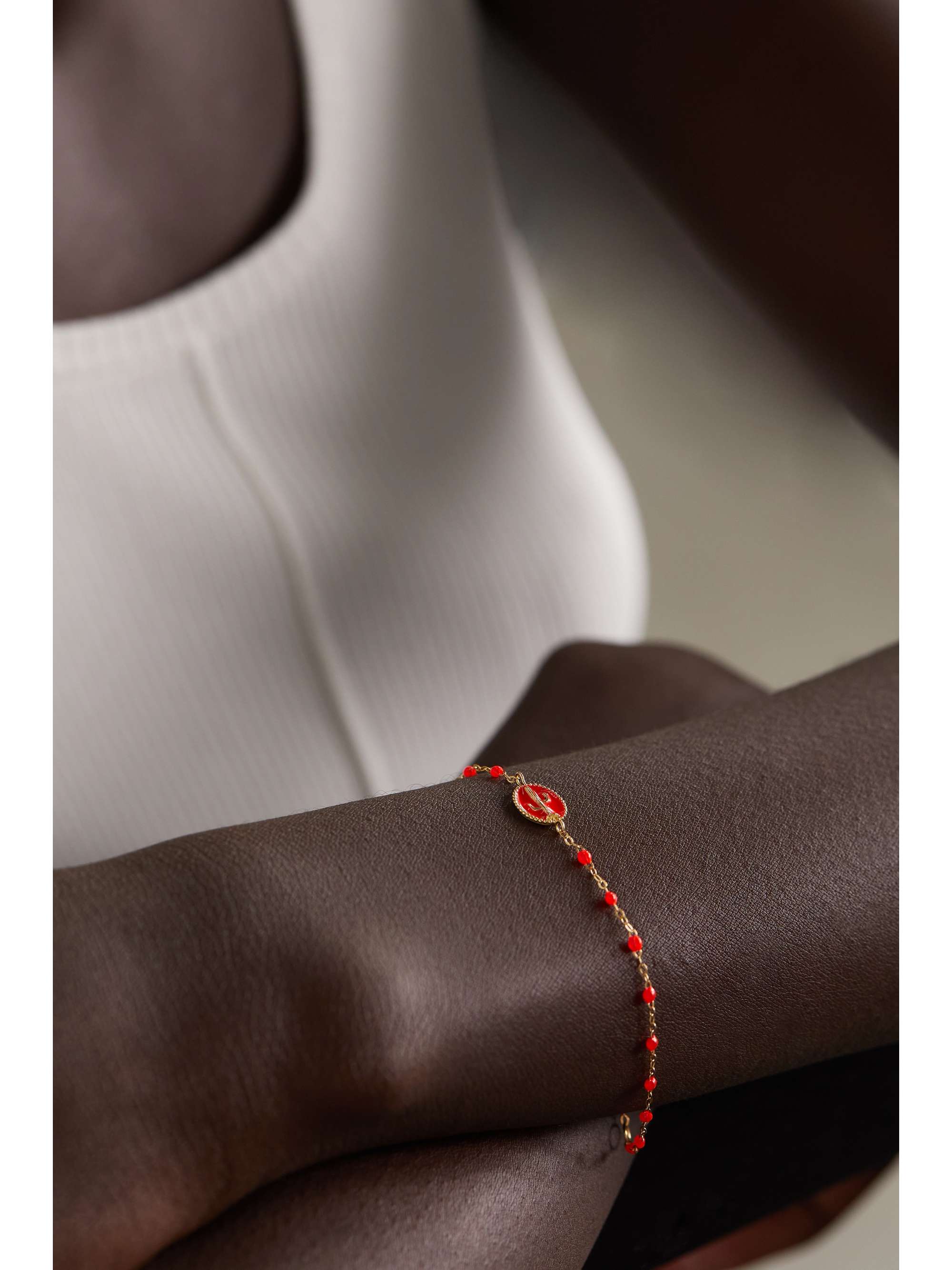 GIGI CLOZEAU Bracelet en or 18 carats (750/1000) et résine Madone Classic Gigi
