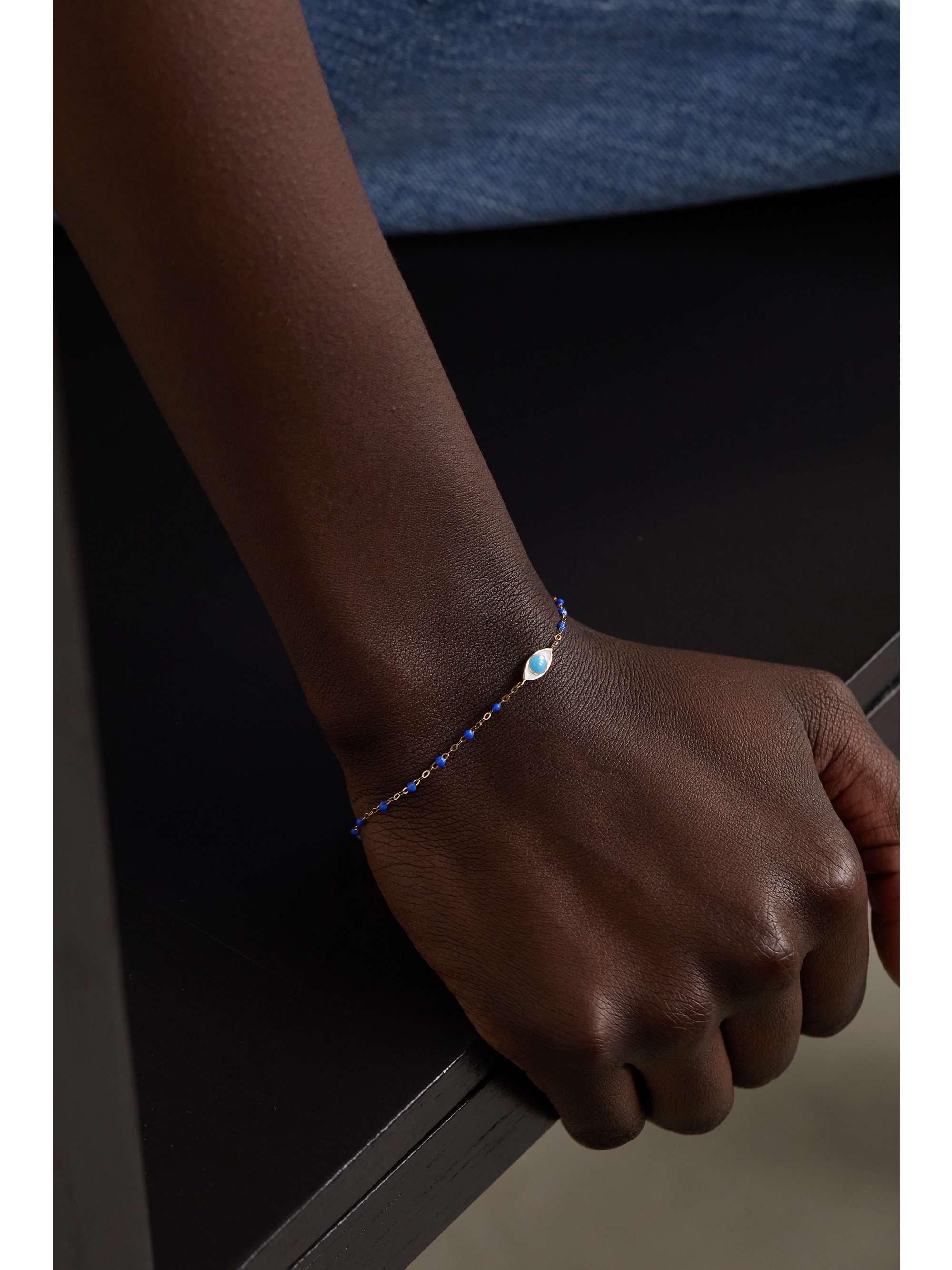 GIGI CLOZEAU Bracelet en or 18 carats (750/1000) et résine Madone Classic Gigi