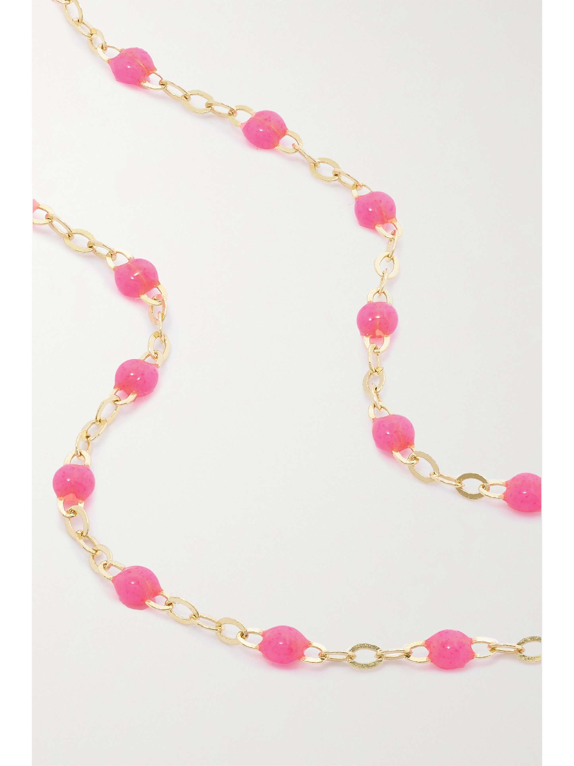 GIGI CLOZEAU Classic Gigi 18-karat gold and resin bracelet