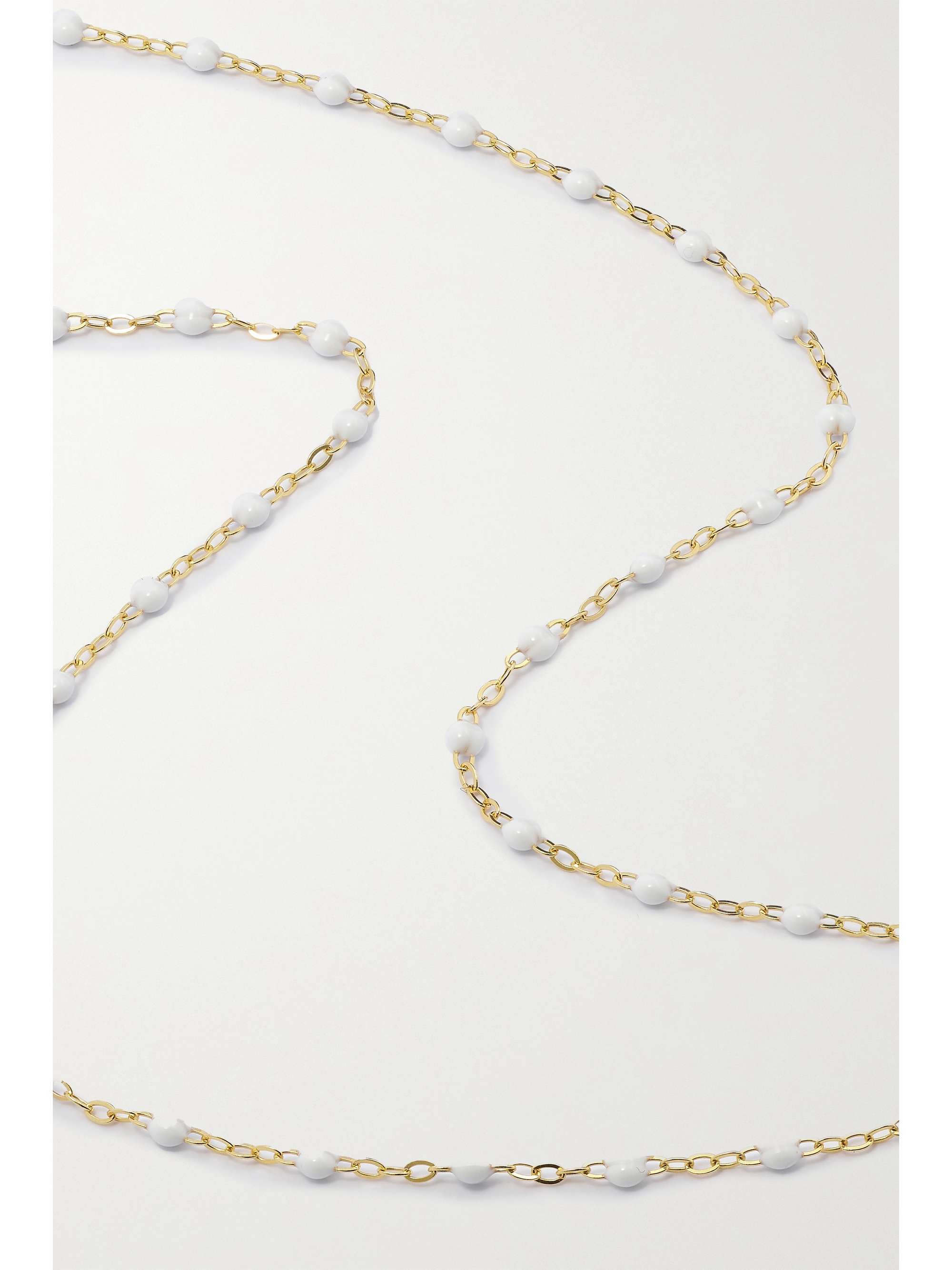 GIGI CLOZEAU Classic Gigi Kette aus 18 Karat Gold mit Harz