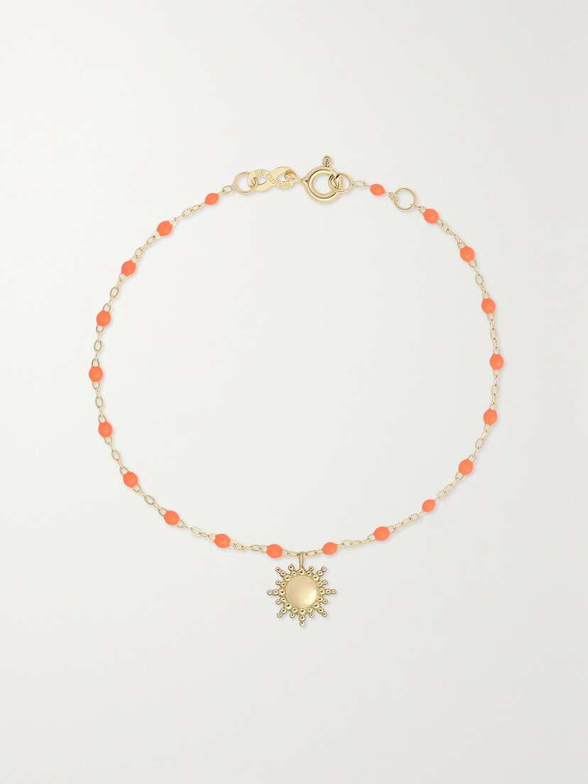 Gigi Clozeau Sun Classic Gigi 18-karat Gold And Resin Bracelet