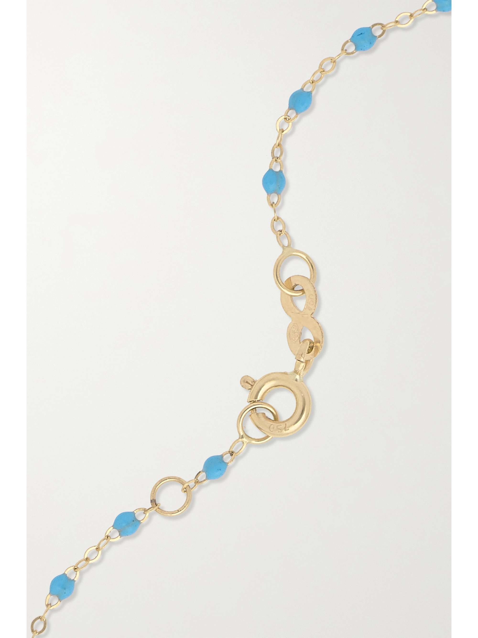 GIGI CLOZEAU Madone Classic Gigi 18-karat gold and resin bracelet