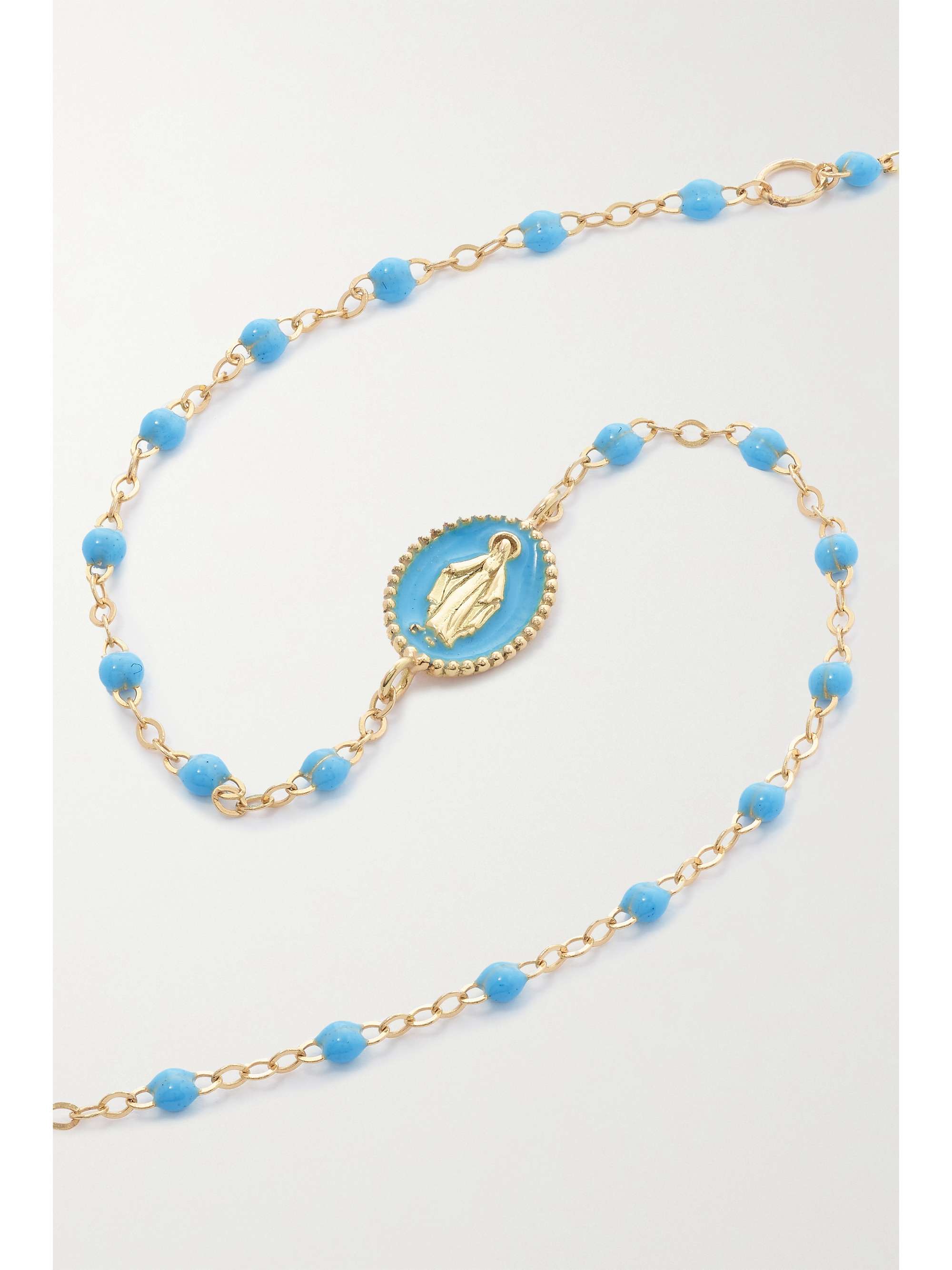 GIGI CLOZEAU Madone Classic Gigi 18-karat gold and resin bracelet
