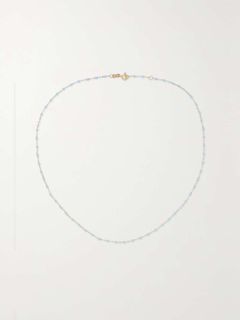 Gigi Clozeau Classic Gigi 18-karat Gold And Resin Necklace