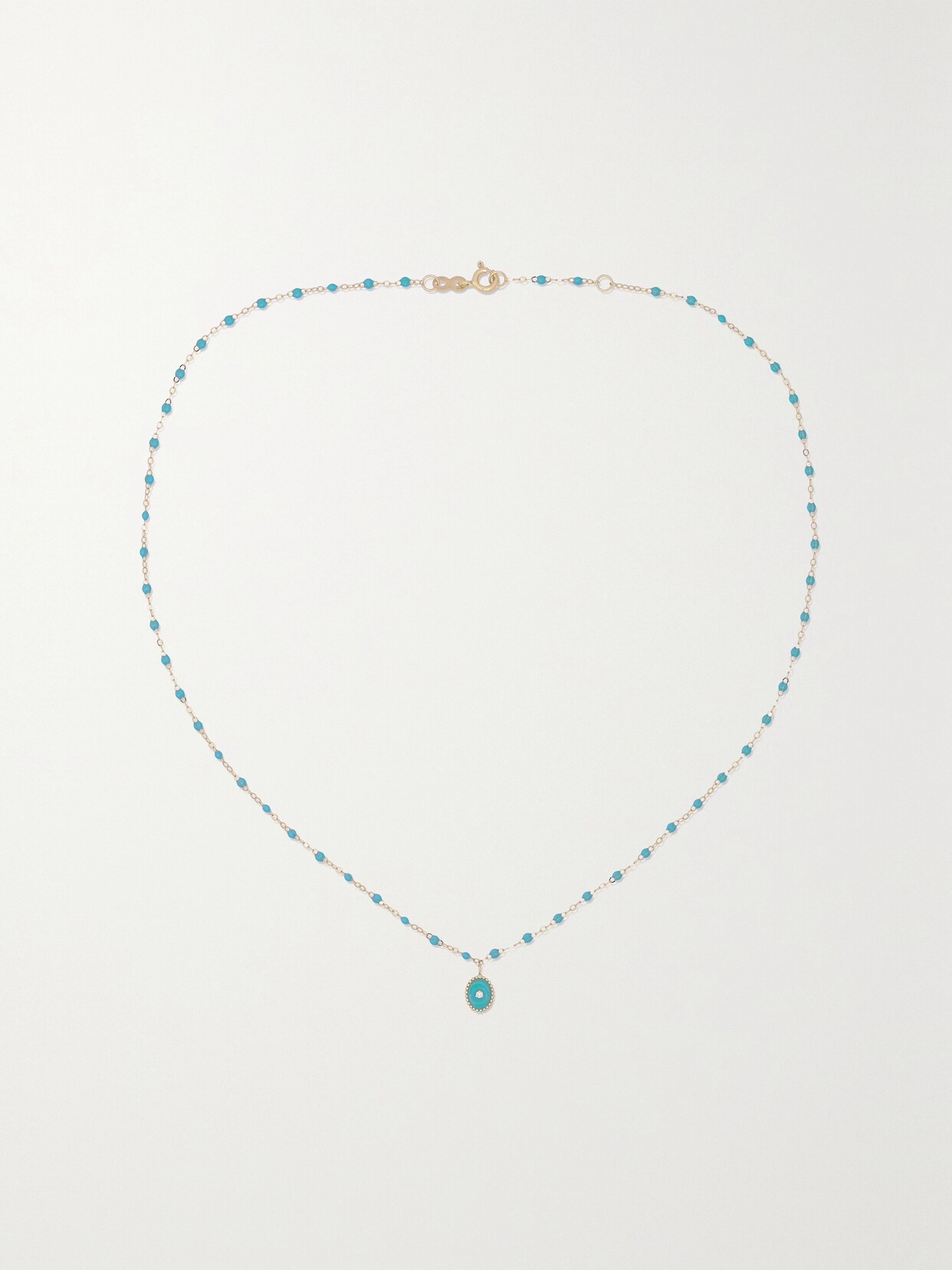 Gigi Clozeau North Star Classic Gigi 18-karat , Resin And Diamond Necklace