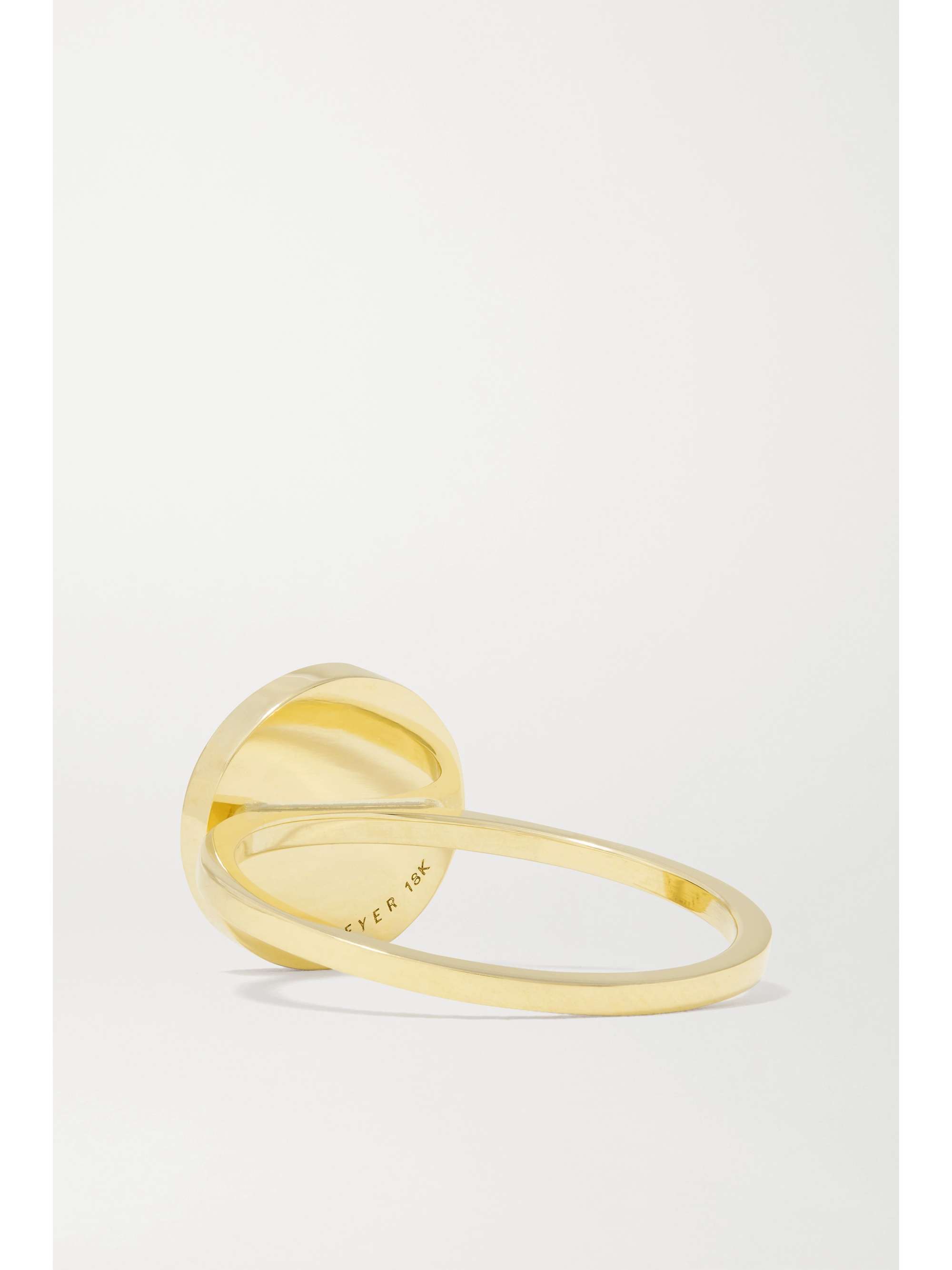 JENNIFER MEYER Evil Eye 18-karat gold, turquoise and lapis lazuli ring