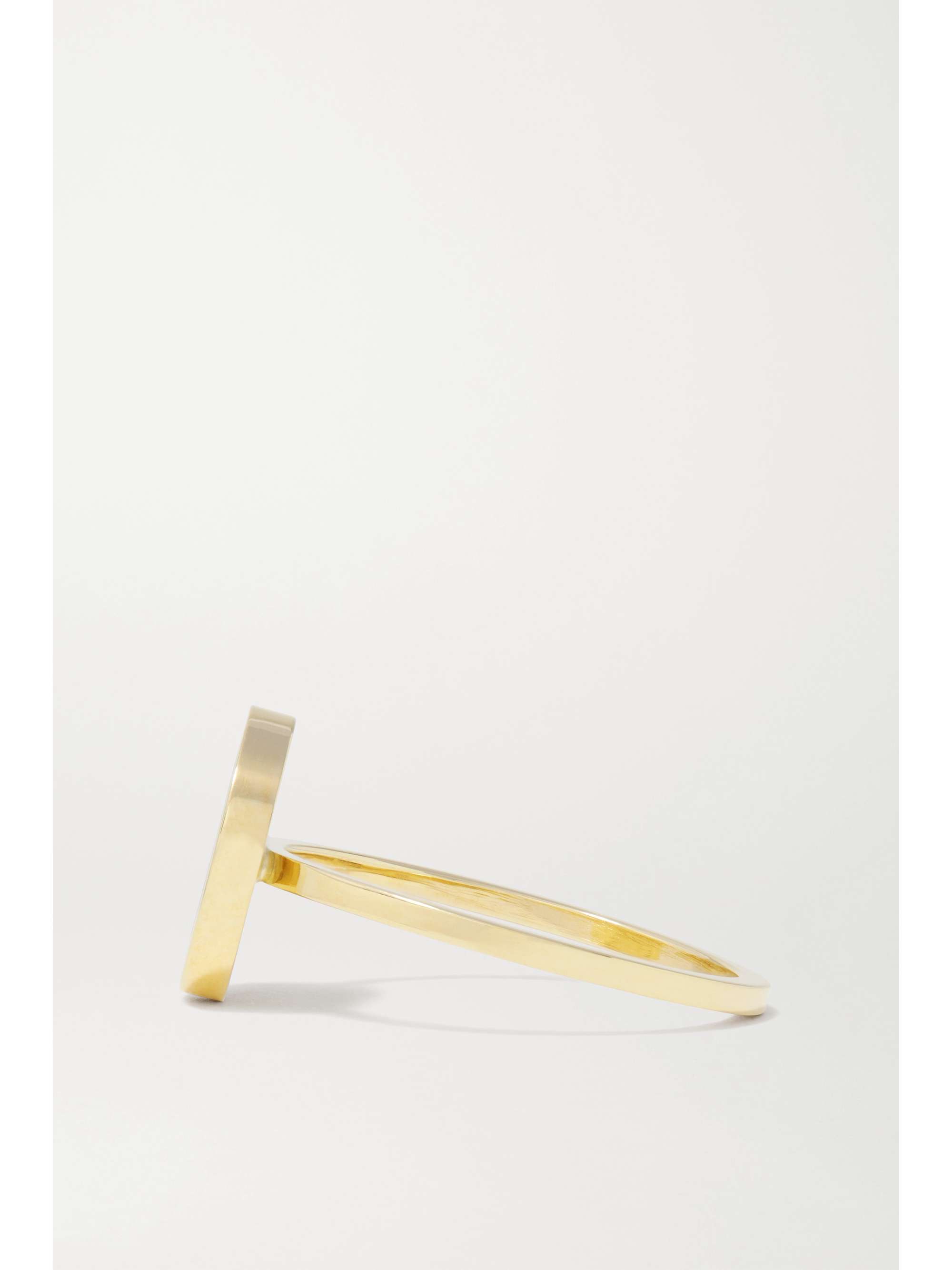 JENNIFER MEYER Evil Eye 18-karat gold, turquoise and lapis lazuli ring