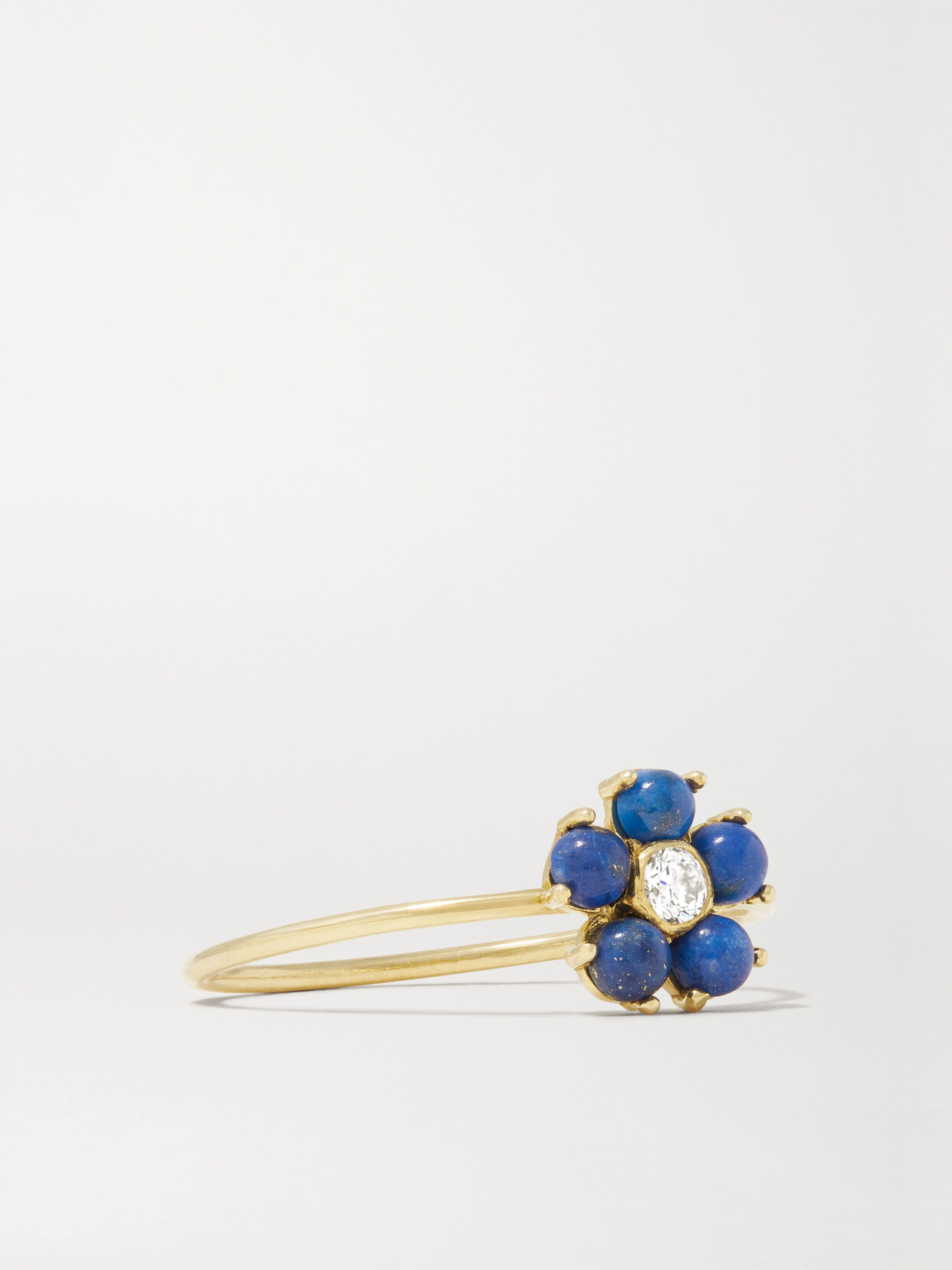 Jennifer Meyer 18-karat Gold, Lapis Lazuli And Diamond Ring